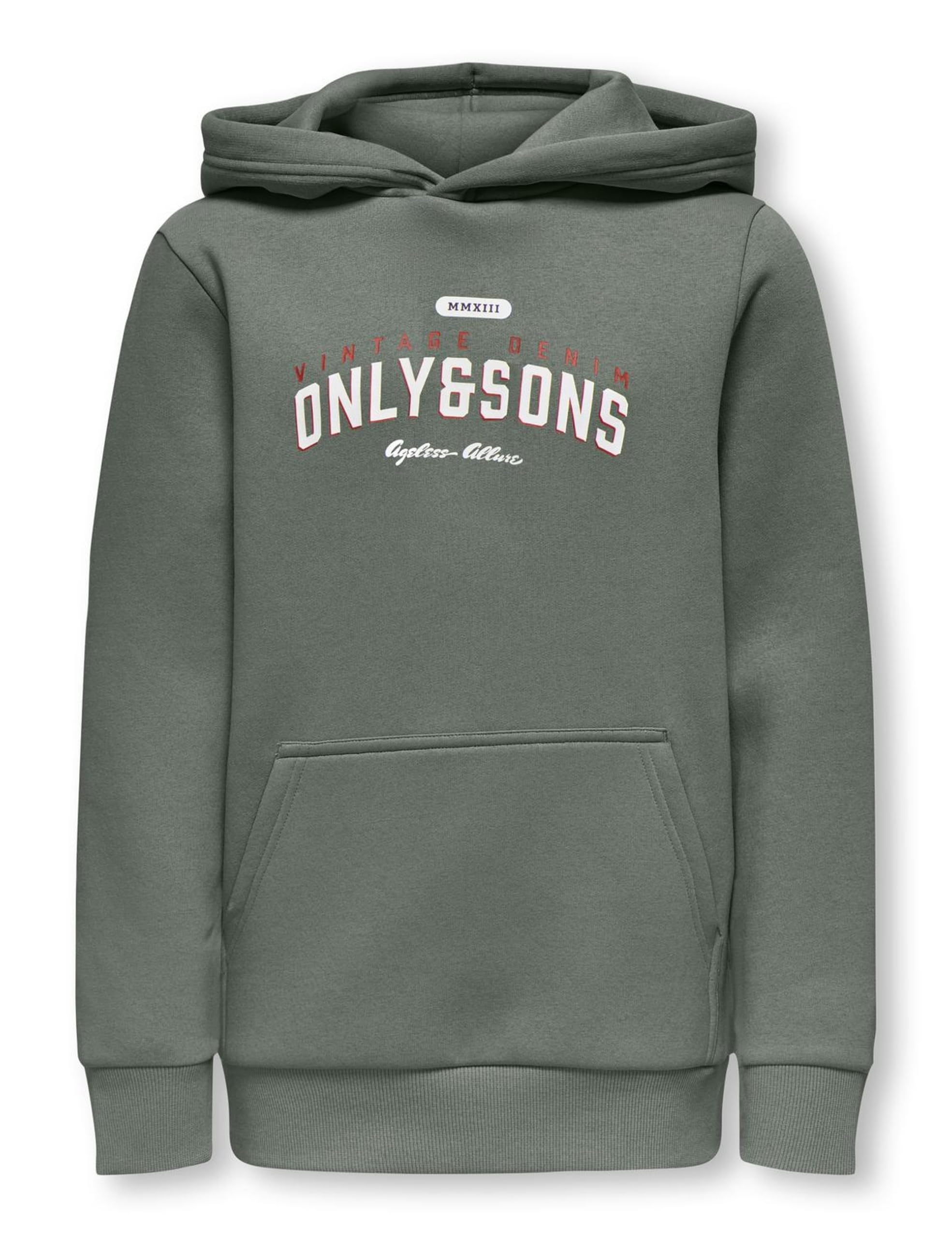 Only & Sons Osjceres Felpa Bambino 134 Castor Gray