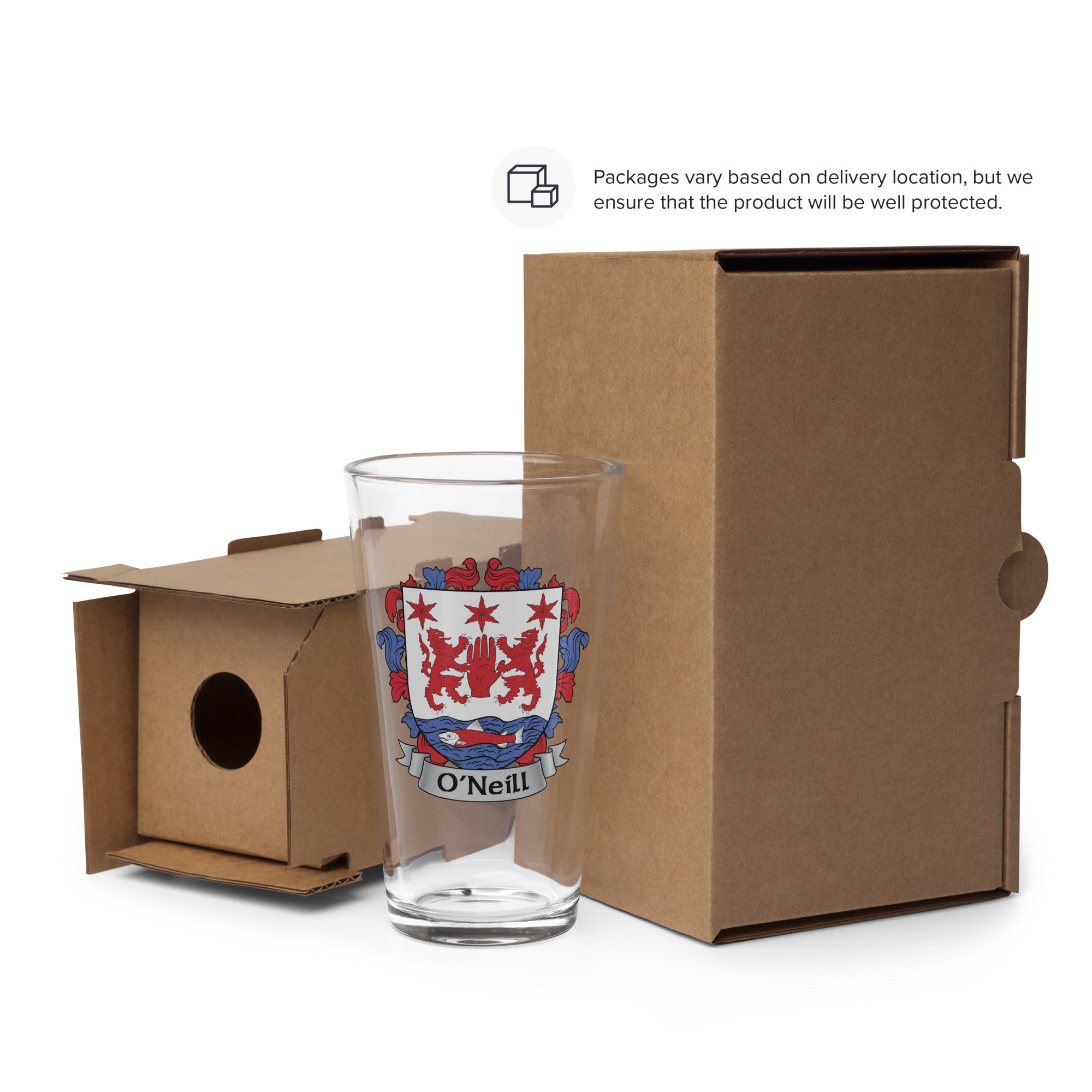7.62 Design Drinkware O'Neill bicchiere birra vetro 16oz 473ml