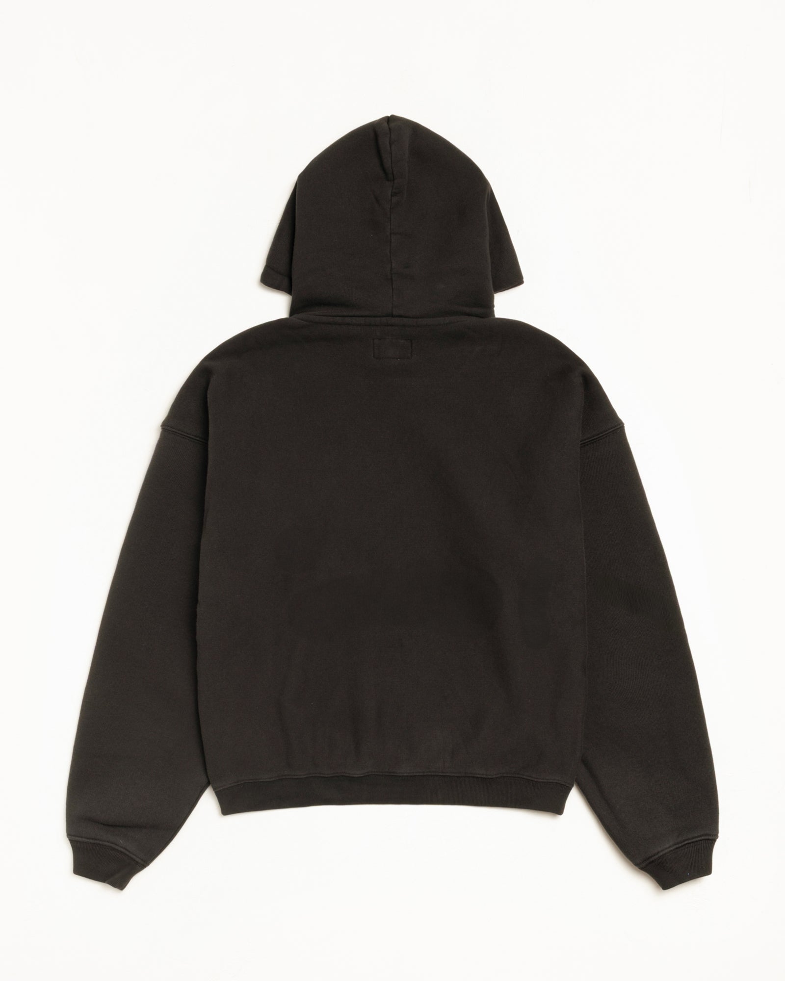 Stussy 80 Relaxed Hoodie felpa uomo Washed Black L cotone