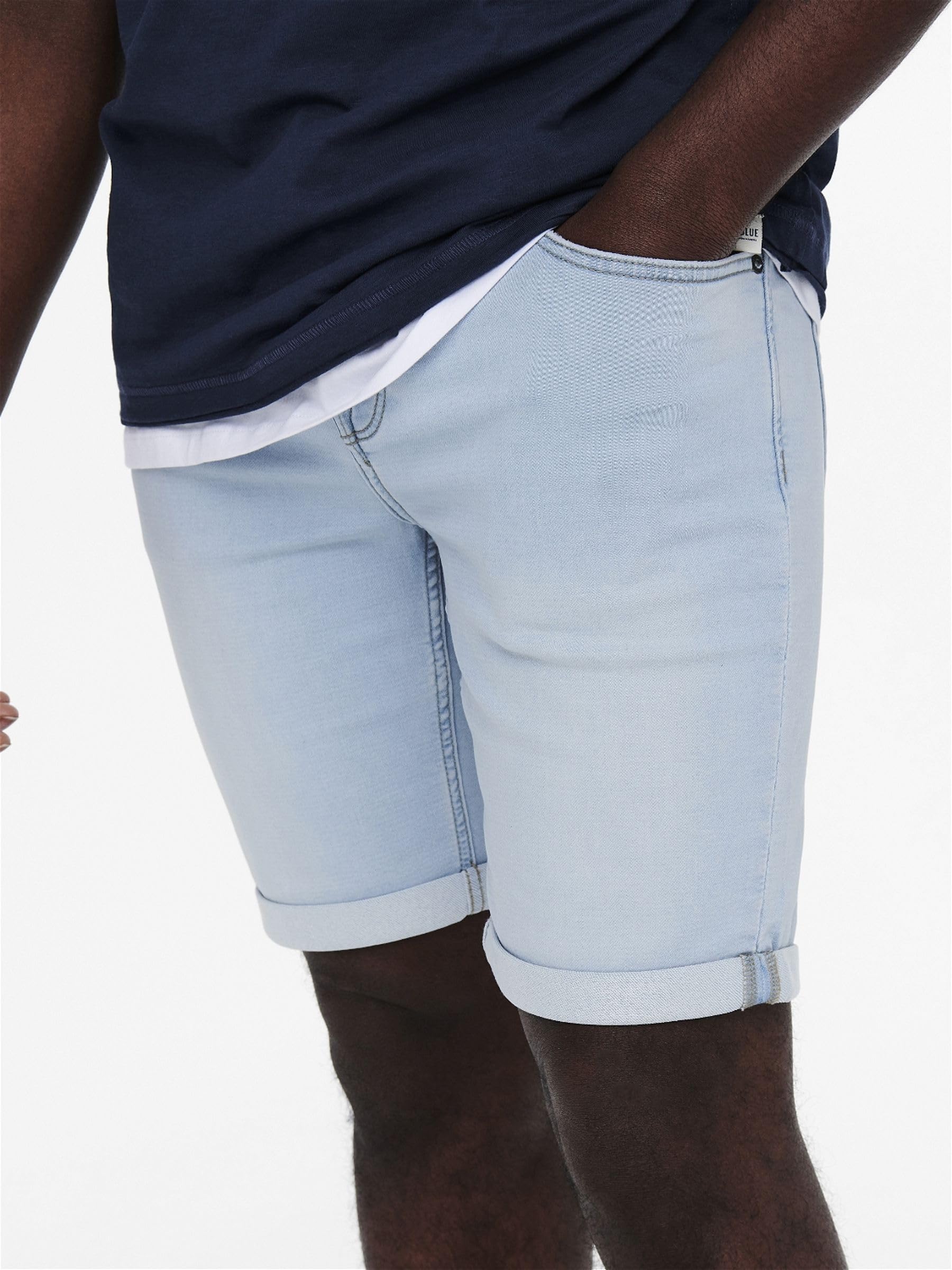 ONLY & SONS ONSPLY Pantaloncini Denim Uomo M Blu Jog