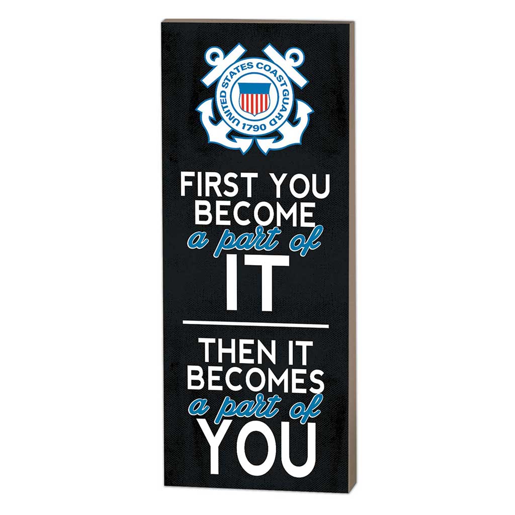 7.62 Design Home Products First You Become Targa Legno Navy 7x18