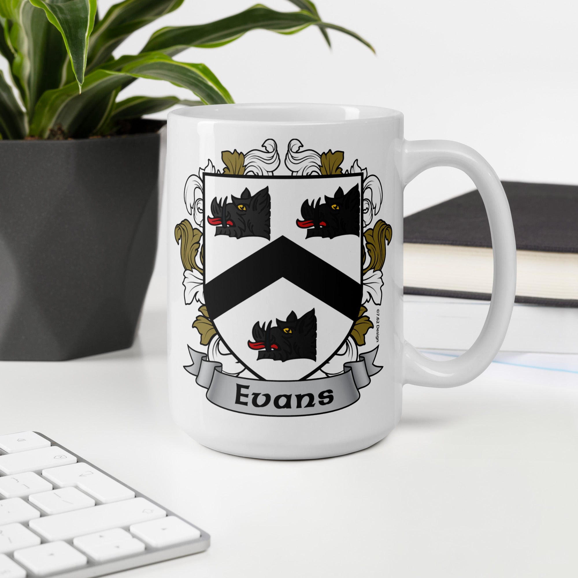 7.62 Design Evans tazza mug ceramica 443 ml stemma
