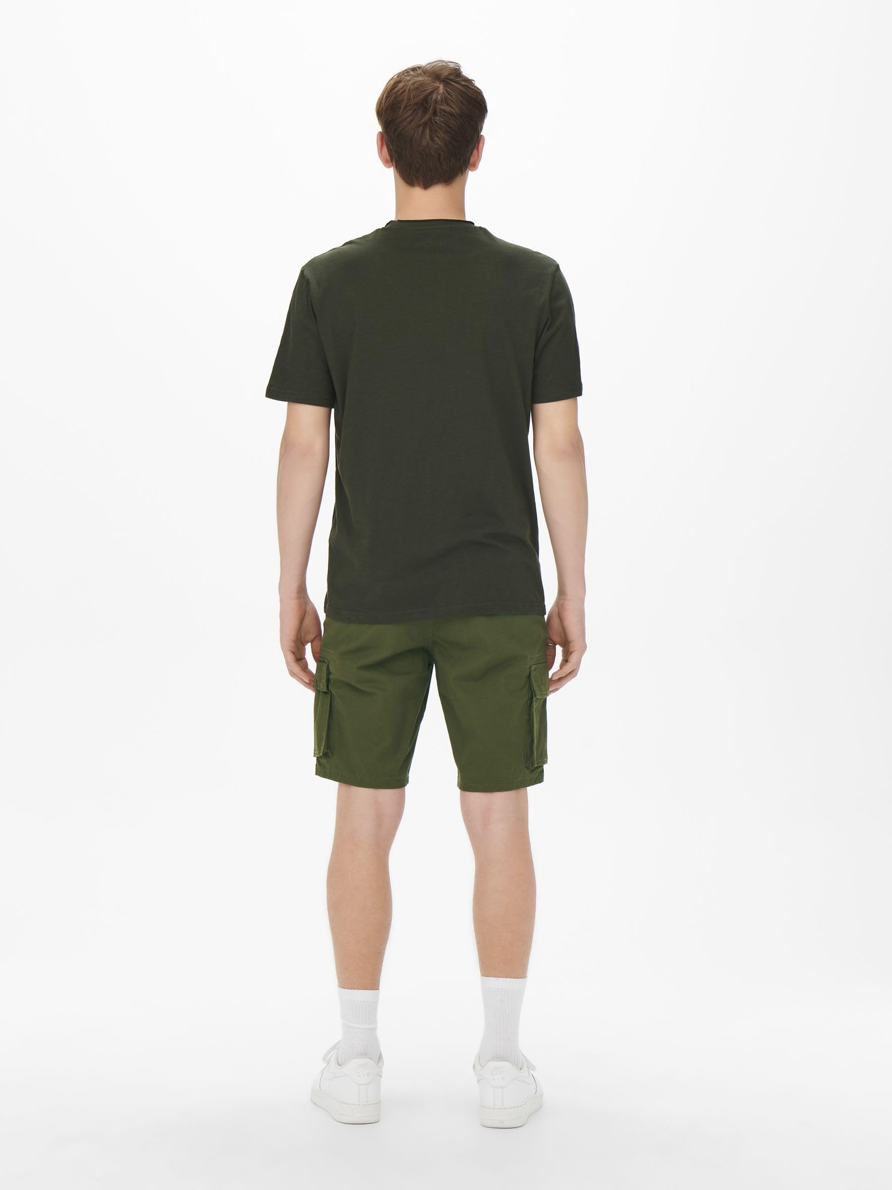 Only & Sons Pantaloncini Uomo Olive Night taglia L cargo