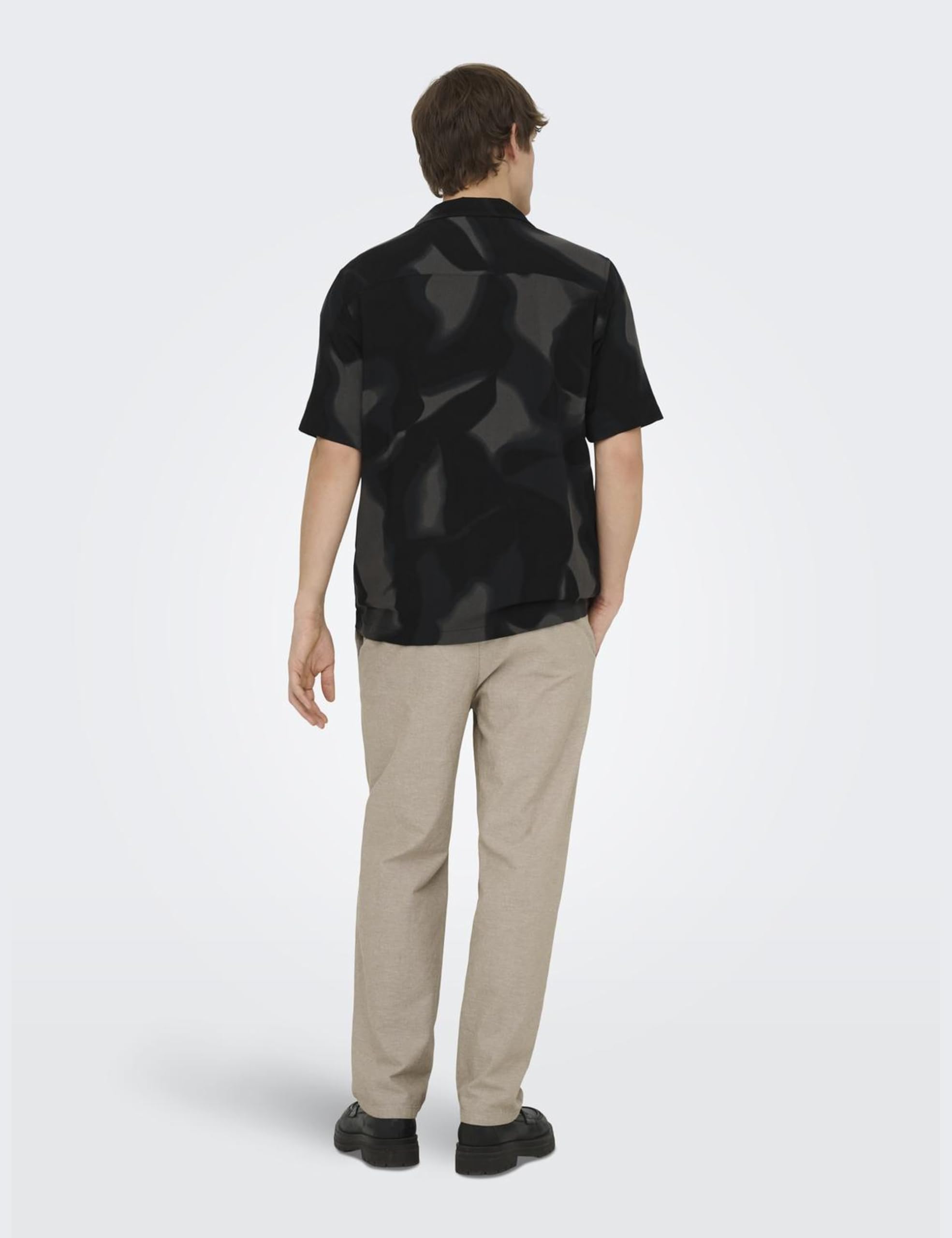 ONLY & SONS ONSSINUS Pantaloni Uomo Loose Fit Nero