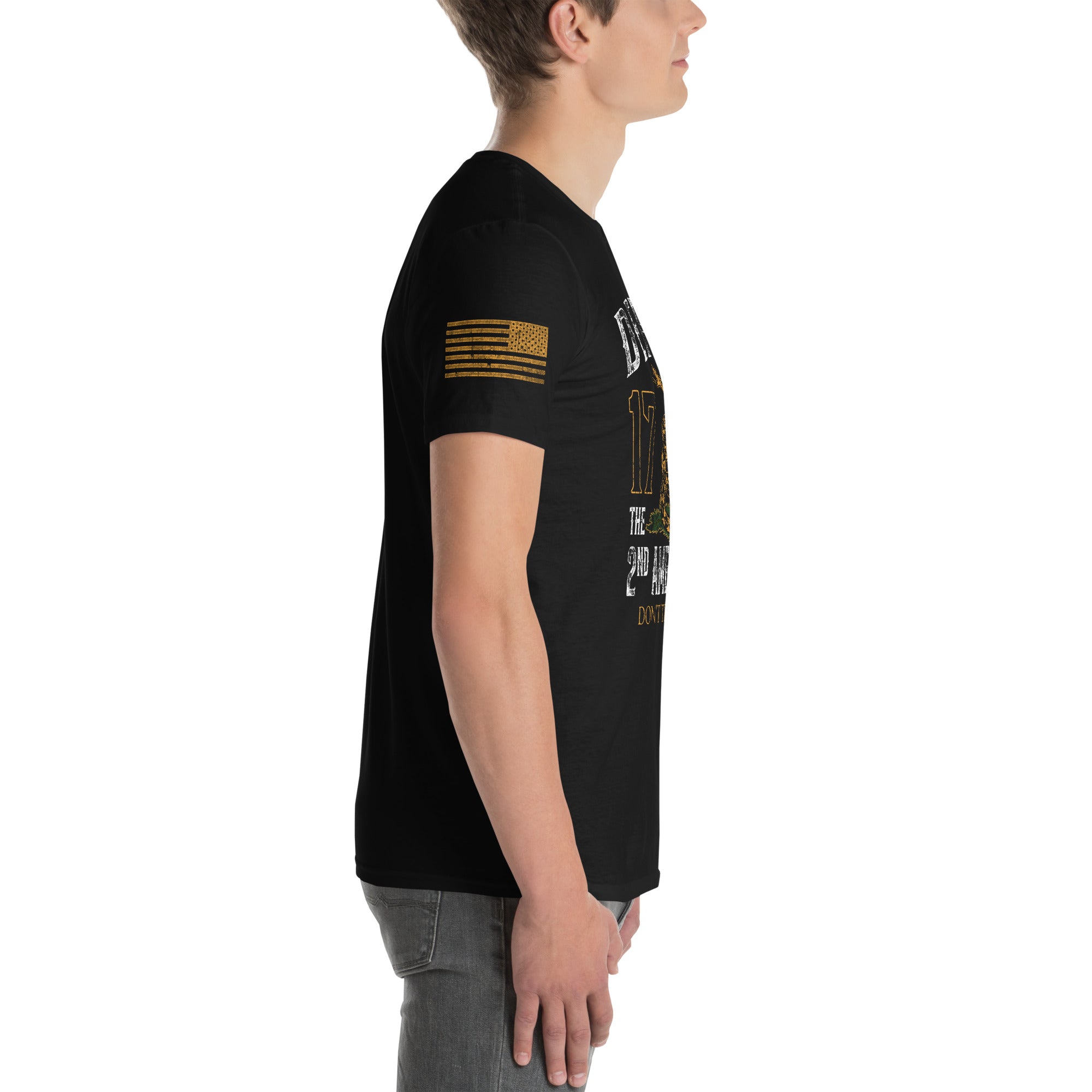 7.62 Design Defend 2nd Amendment maglietta uomo nera cotone