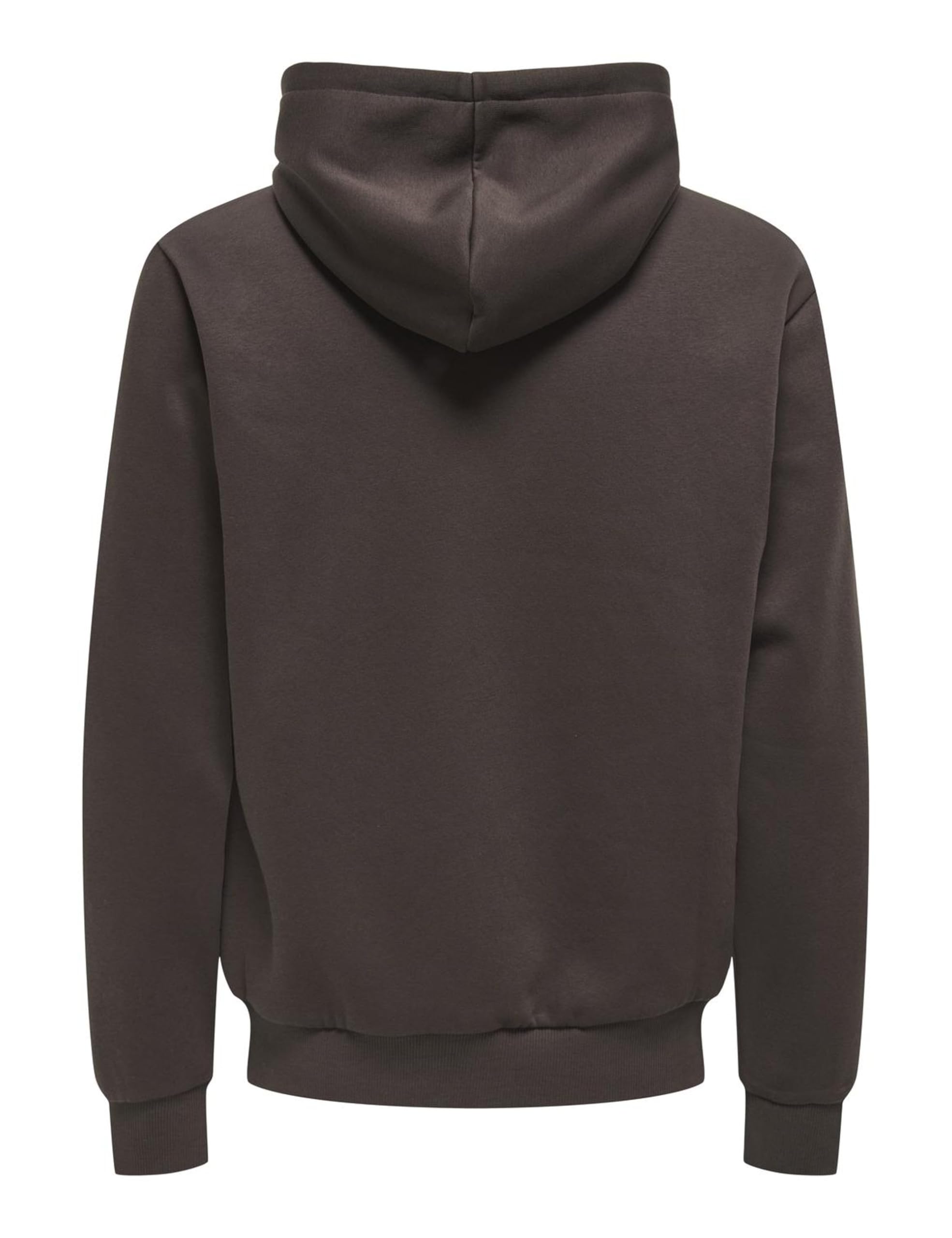 Only & Sons Onsceres felpa cappuccio uomo S marrone cotone