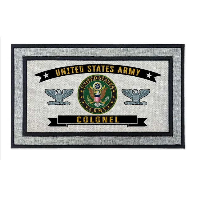 7.62 Design Army Colonel O-6 zerbino 45x76 cm grigio gomma