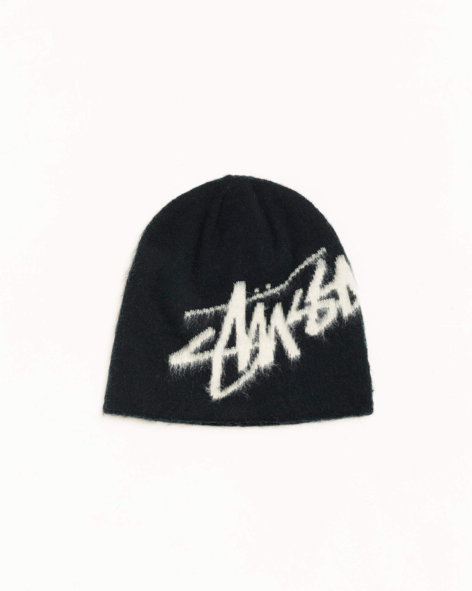 Stussy Headwear Brushed Out Stock Skullcap beanie nero acrilico