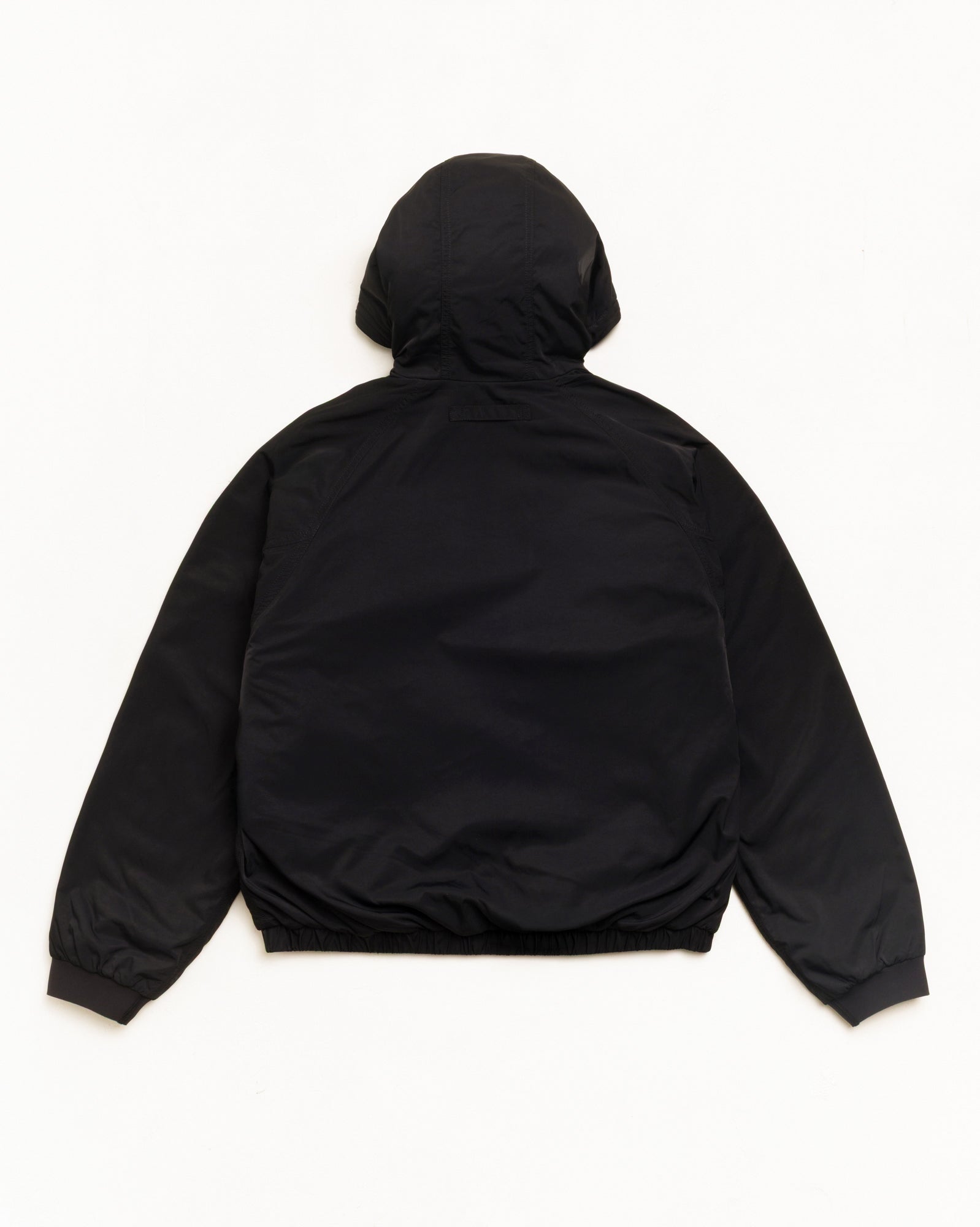 Stussy Coastline Hooded Jacket giacca Black nylon fleece