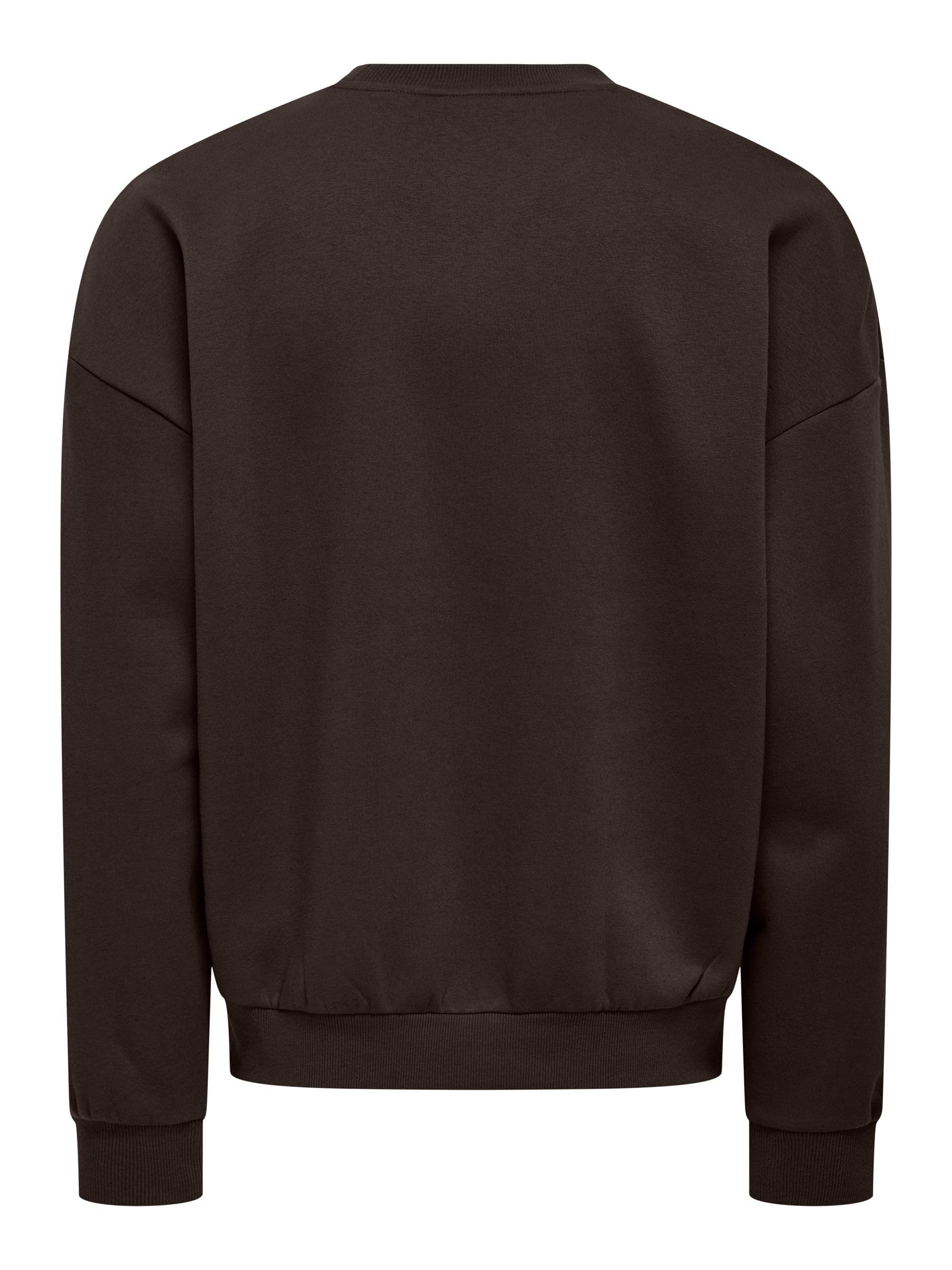 Only & Sons Onceres felpa girocollo uomo tinta unita