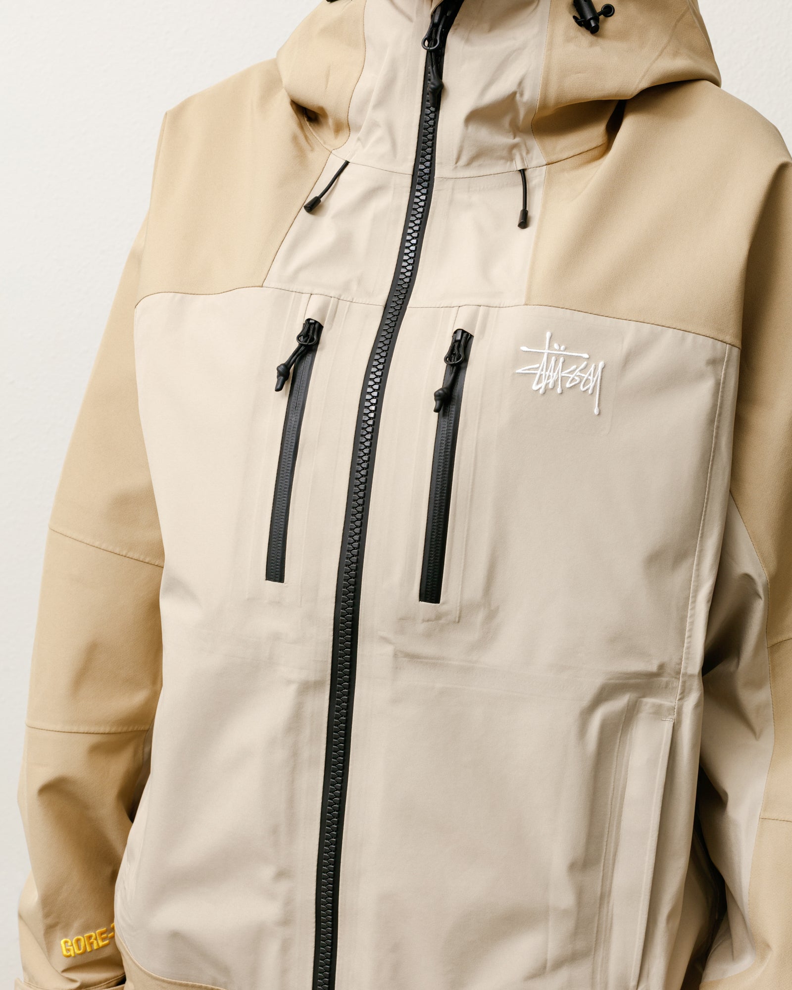 Stussy Guide Shell Giacca Gore-Tex Khaki Gore-Tex 3L