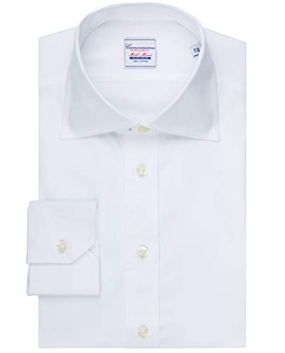 Camicissima Non Iron Camicia Bianca Extra Slim Manica Lunga