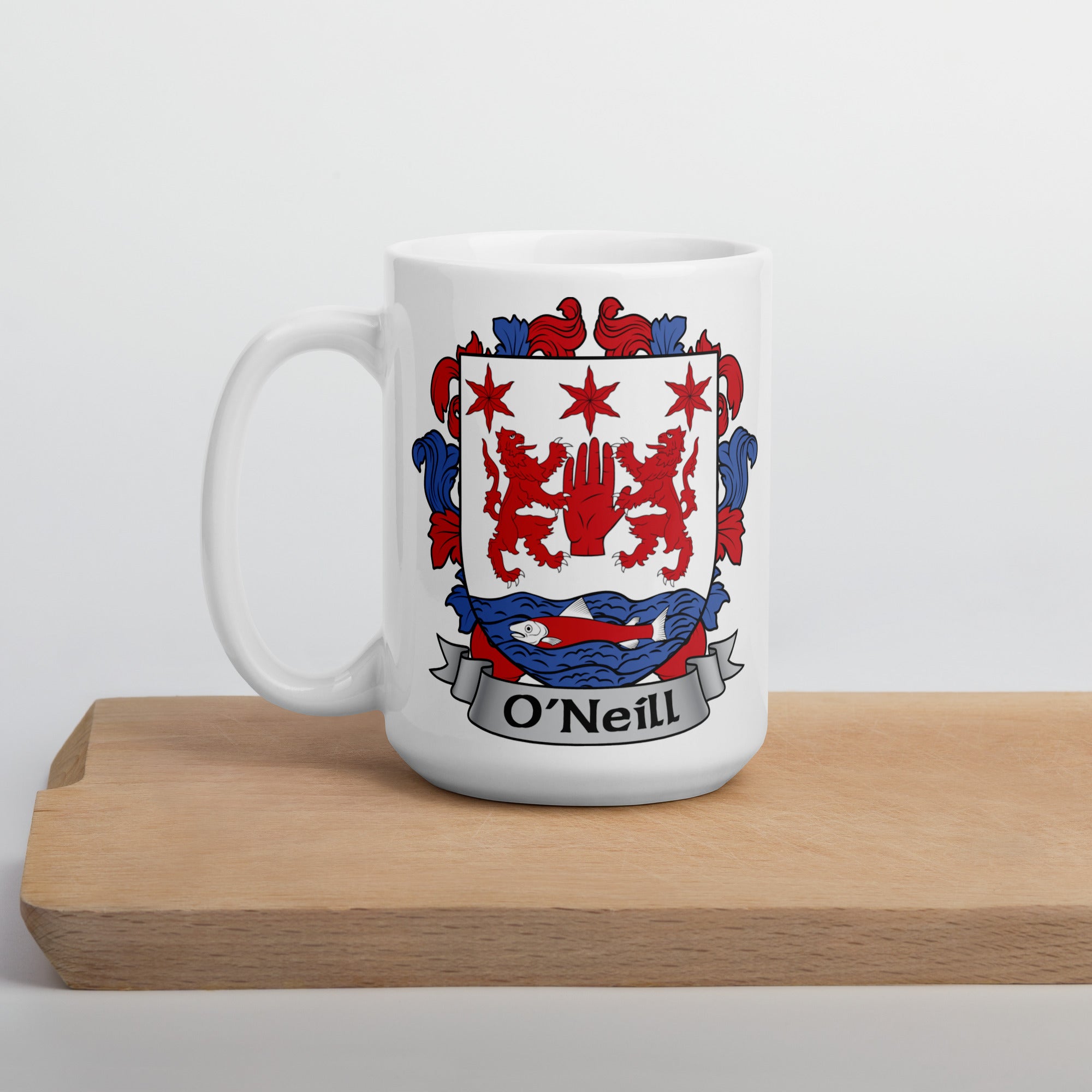 7.62 Design O'Neill tazza ceramica 15oz stemma irlandese