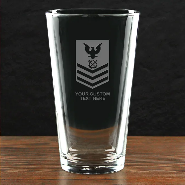 7.62 Design US Navy Eagle Bicchiere Pinta Vetro 16 oz 473 ml