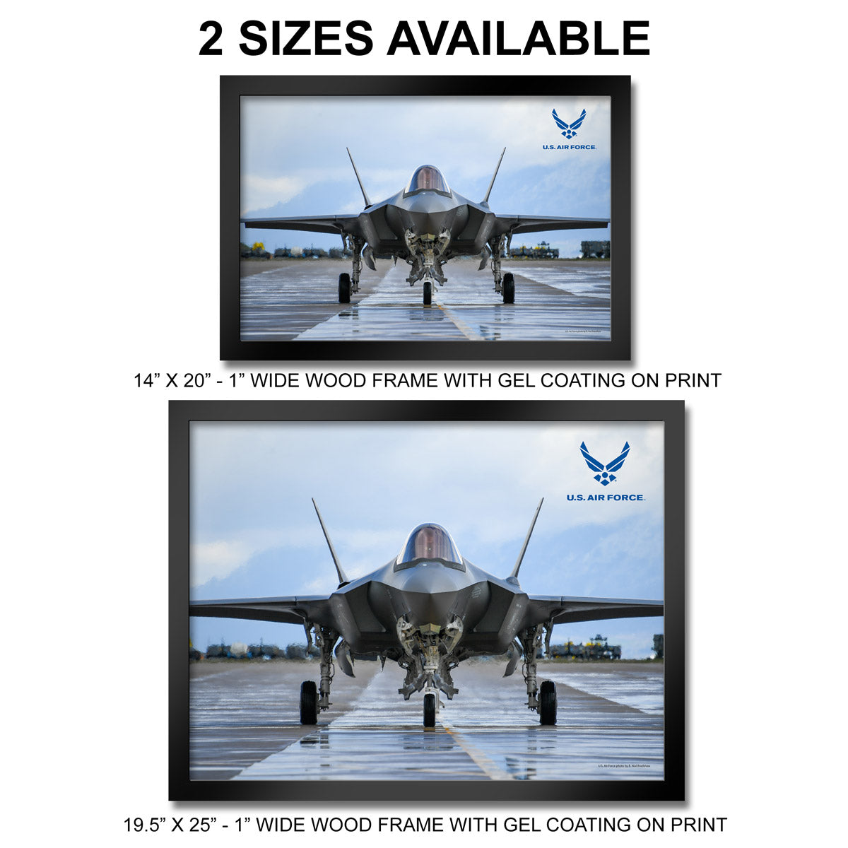 7.62 Design F-35 stampa incorniciata 35x51 cm Air Force