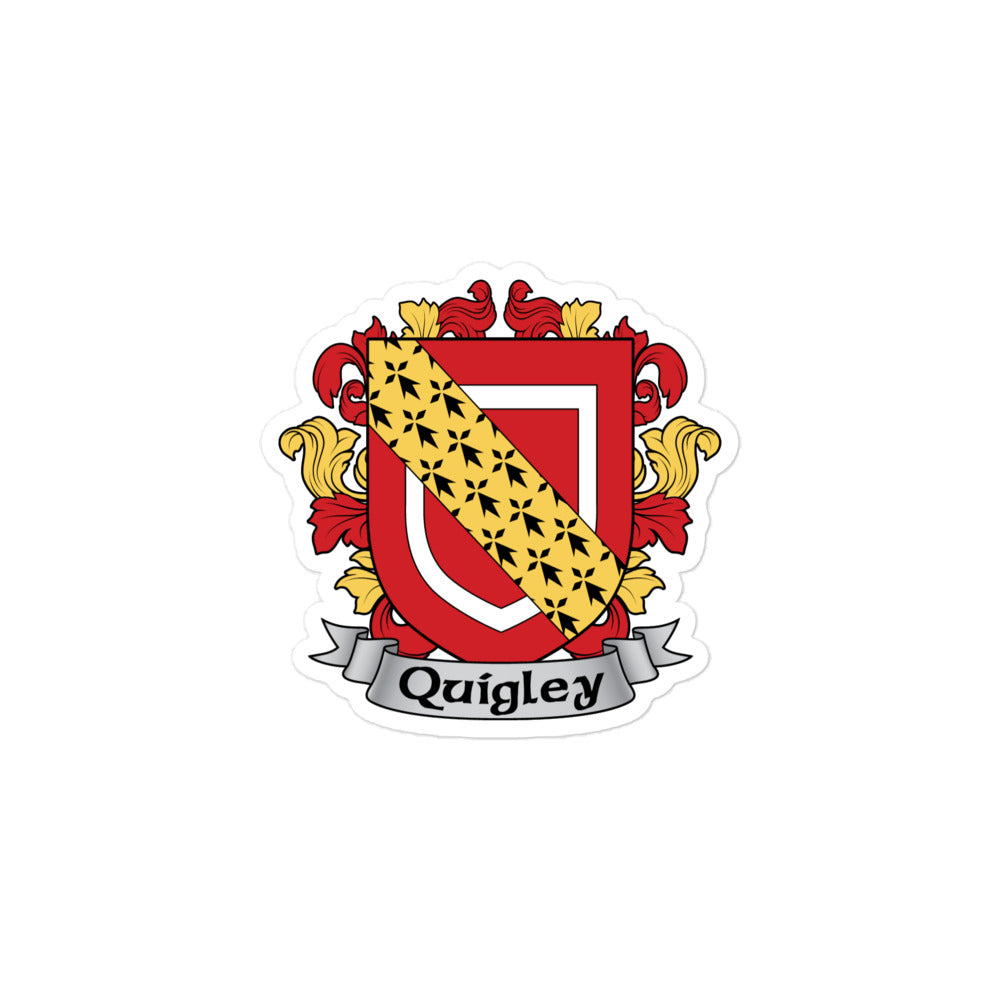 7.62 Design Quigley Irish adesivo vinile stemma 3x3 pollici