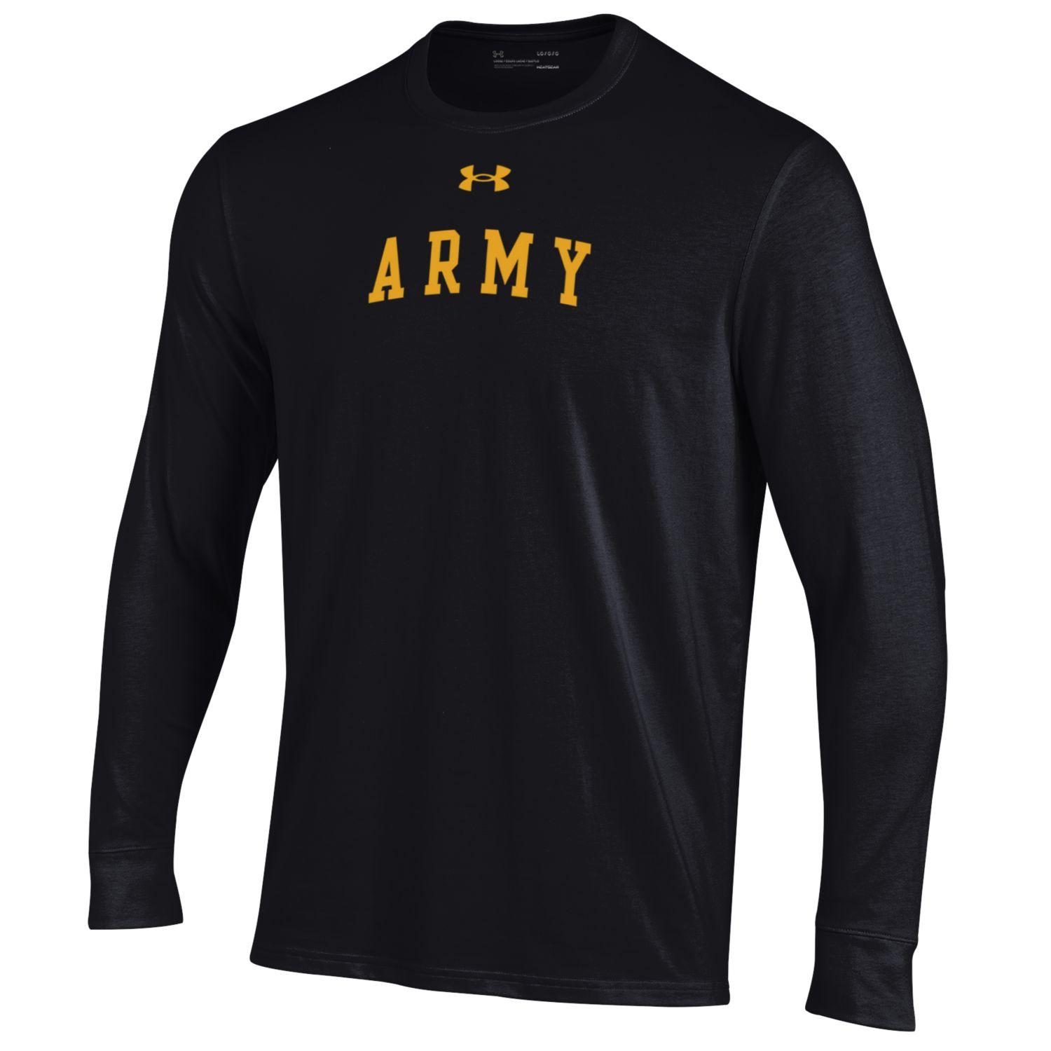 Under Armour US Army maglia manica lunga nera cotone taglia L