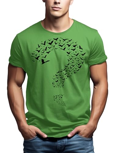 Makaya Riddler T-Shirt Uomo M Cotone Nero Stampa