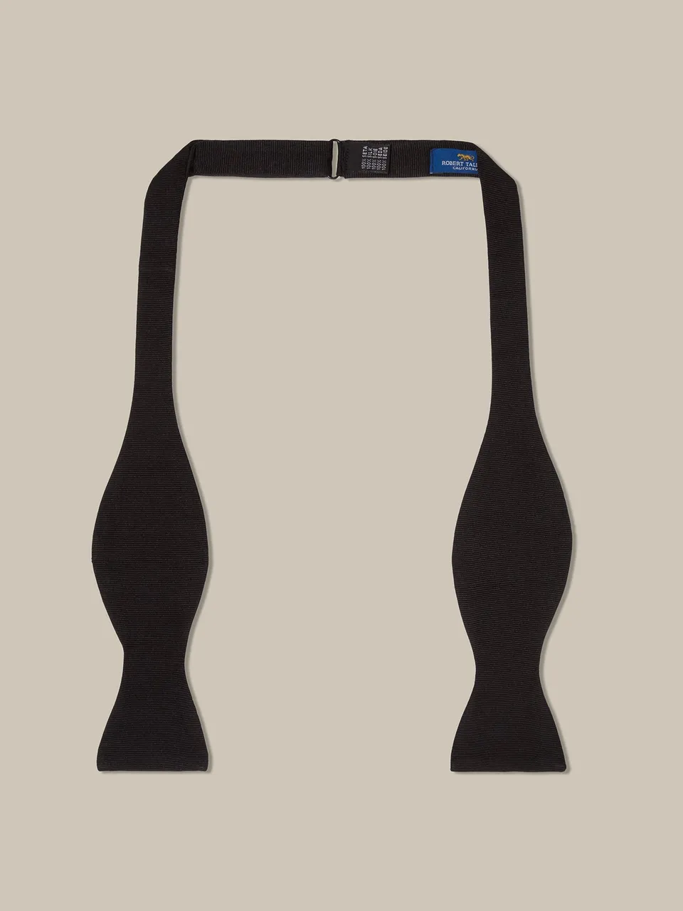 Robert Talbott Bond papillon seta nero REG