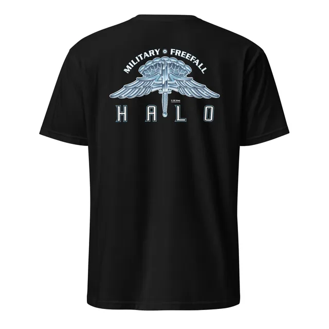 7.62 Design HALO Military Freefall maglietta nera