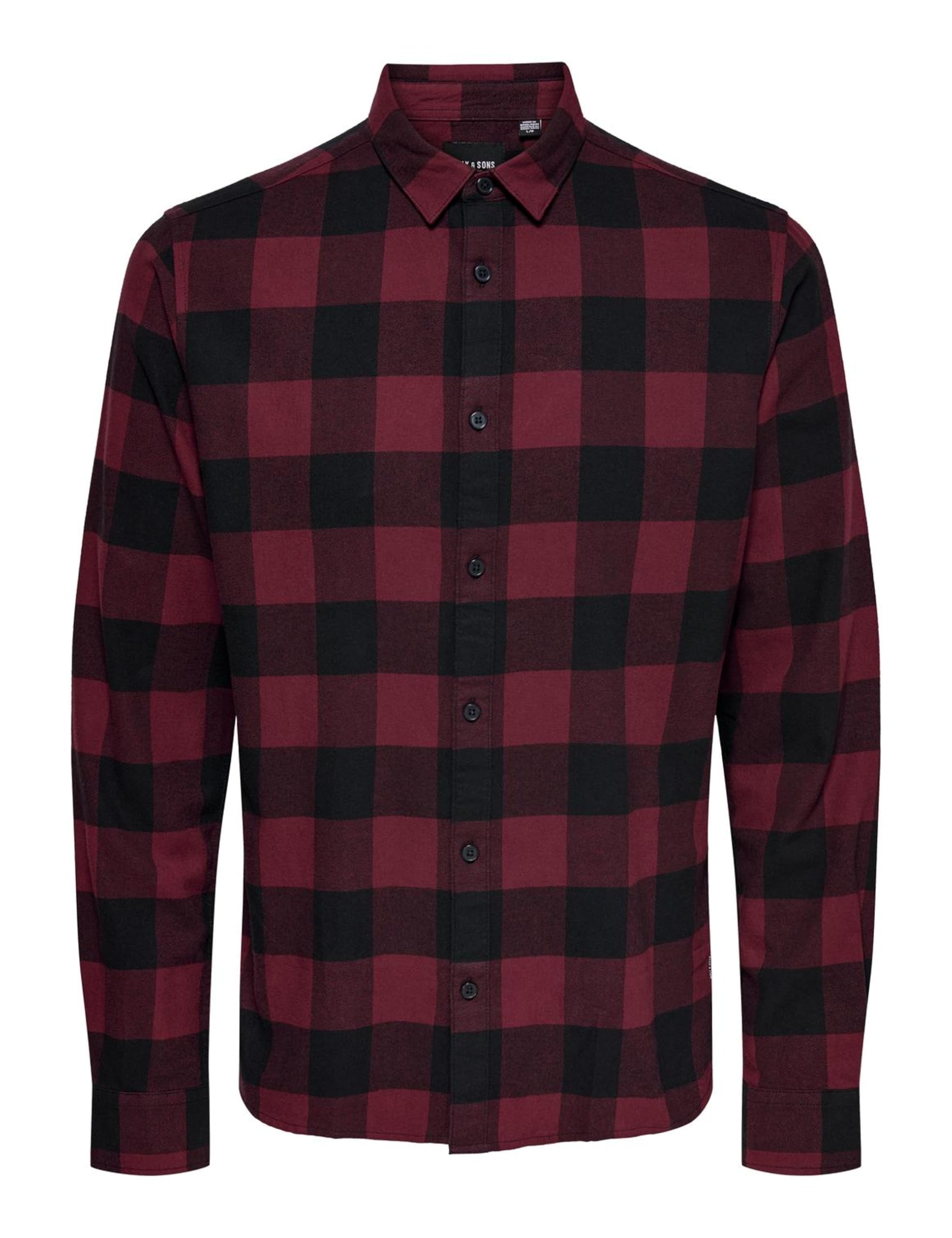 ONLY & SONS Gudmund Camicia Cabernet Maniche Lunghe