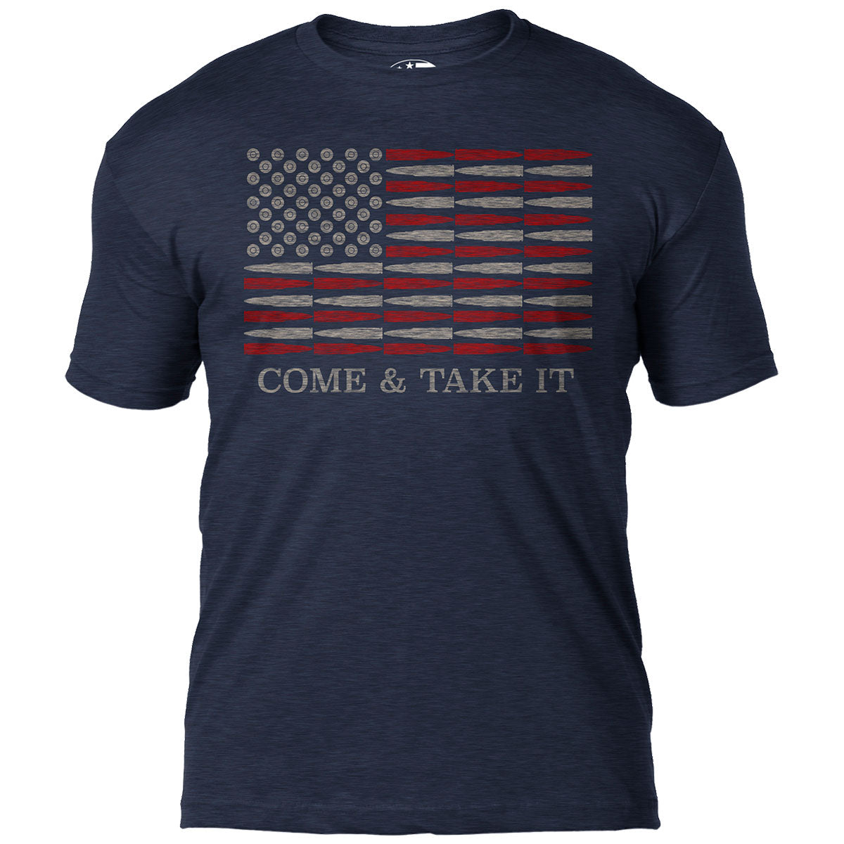 7.62 Design Come & Take It maglietta uomo cotone blu navy Heather Navy