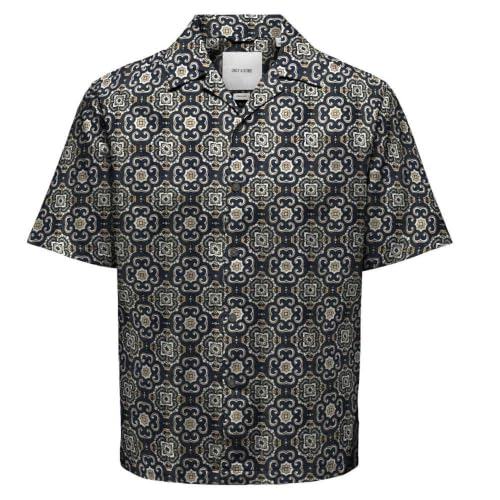 Only & Sons Onscaiden Camicia Uomo Marrone Fit Caiden