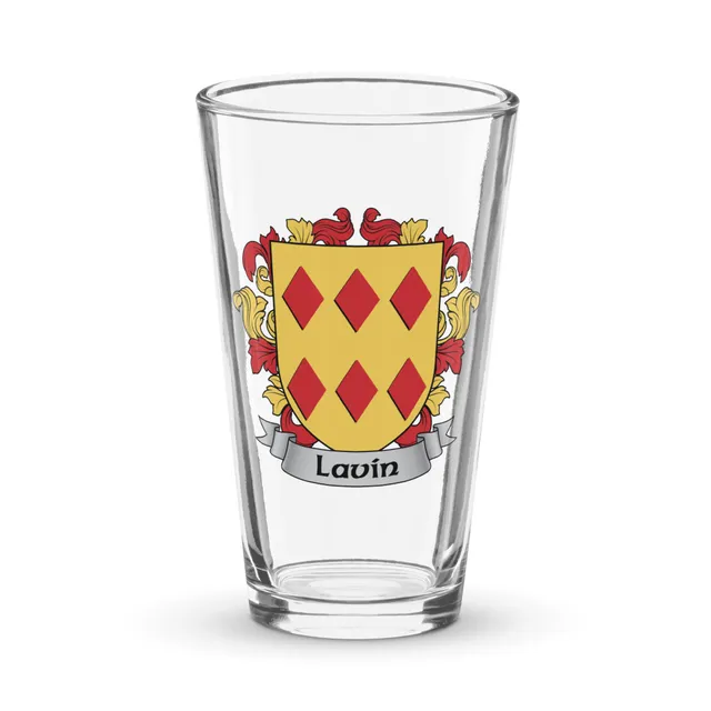 7.62 Design Lavin Irish Family Crest Boccale Birra 473 ml Vetro
