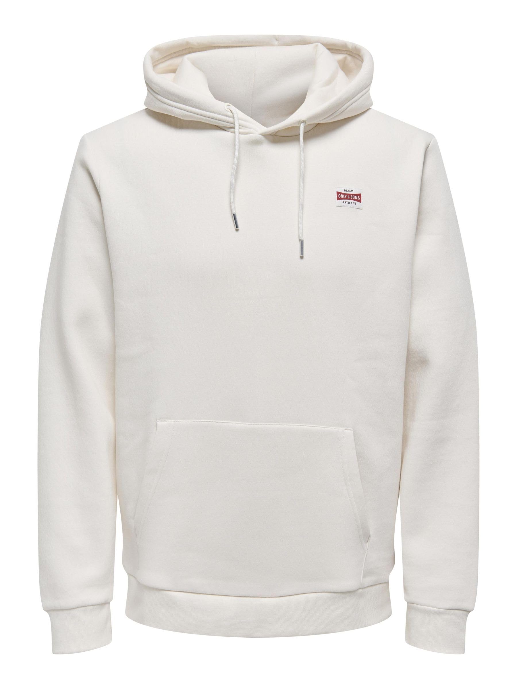 Only & Sons Onsdawson Felpa uomo Jet Black cappuccio