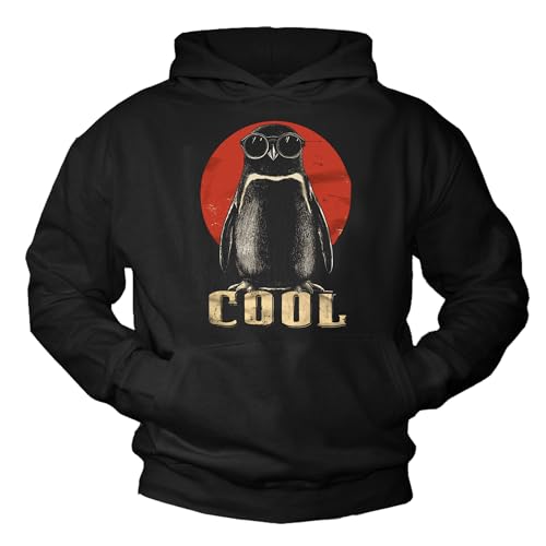 MAKAYA Pinguino Cool felpa con cappuccio uomo S cotone