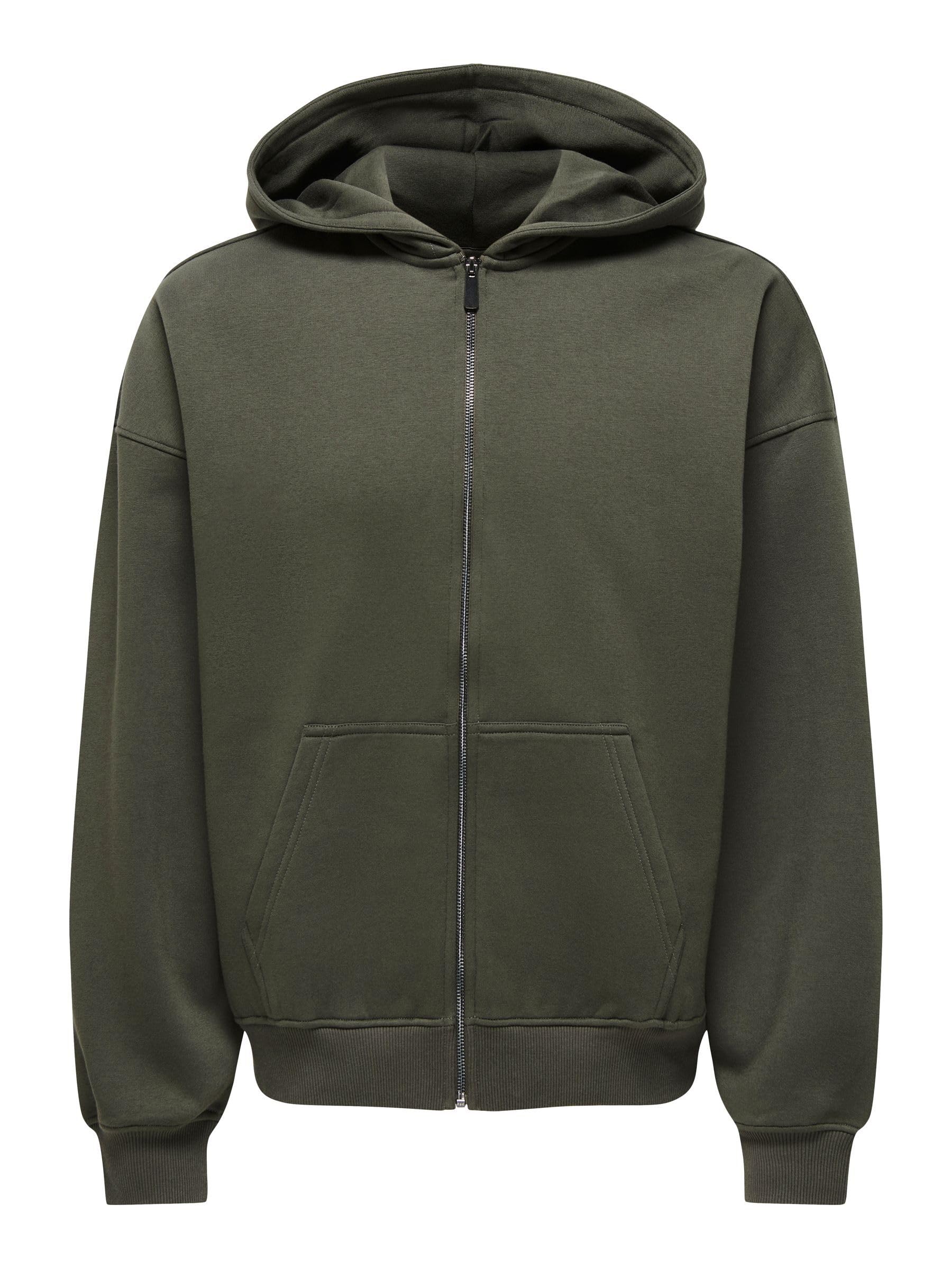 Only & Sons Onceres felpa girocollo uomo tinta unita