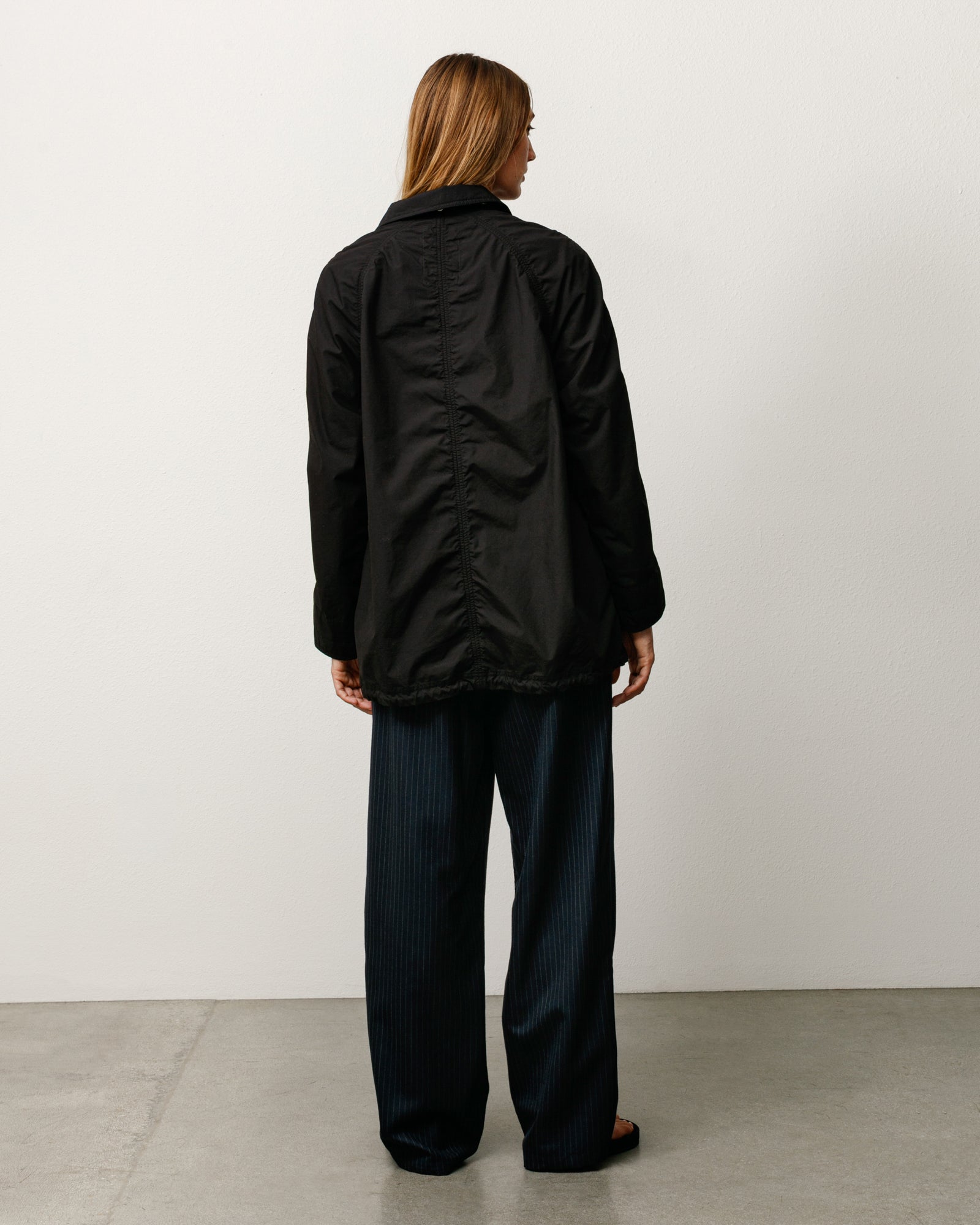 Stussy Lightweight Field Parka giacca parka nero cotone