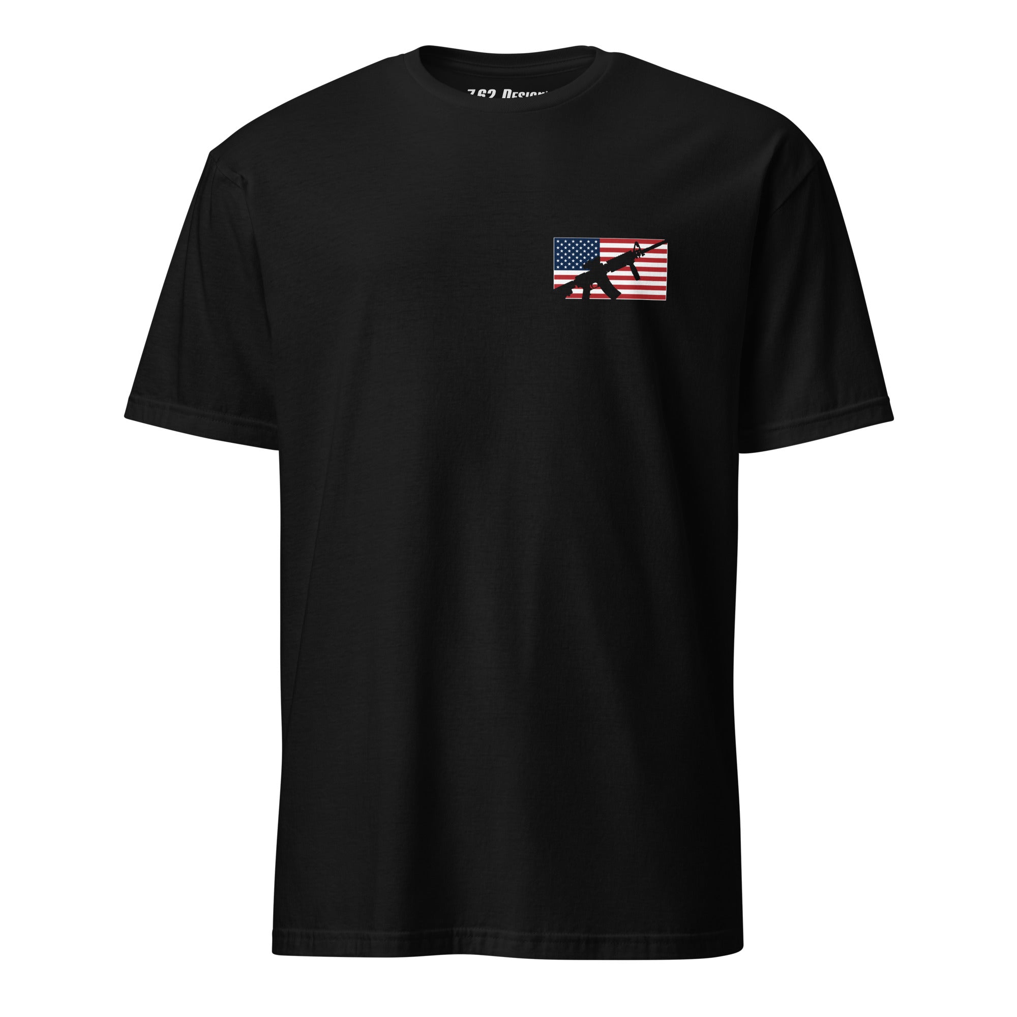 7.62 Design Pete Hegseth Rifleman Quote T-shirt uomo nera