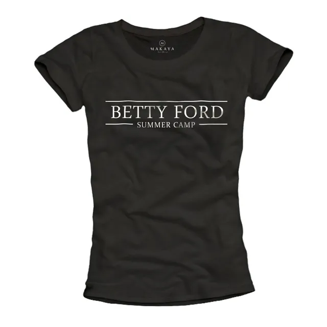 Makaya Betty Summer Camp T-Shirt Donna L Cotone