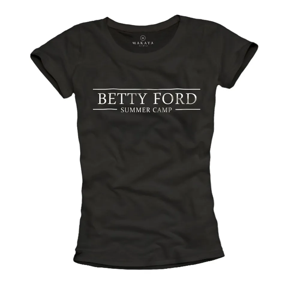 Makaya Betty Summer Camp T-Shirt Donna L Cotone