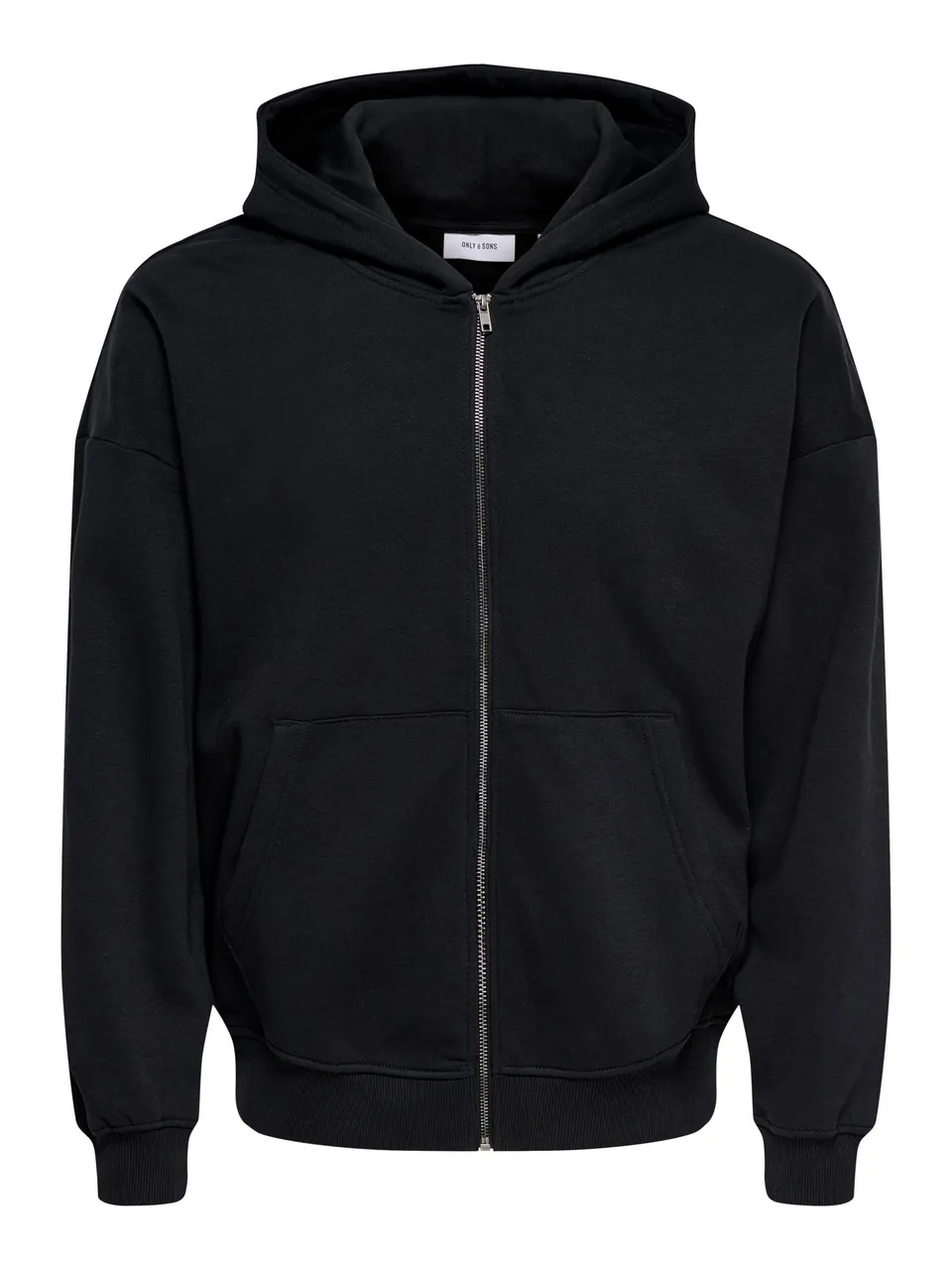 Only & Sons Turner Felpa Uomo Nera Girocollo