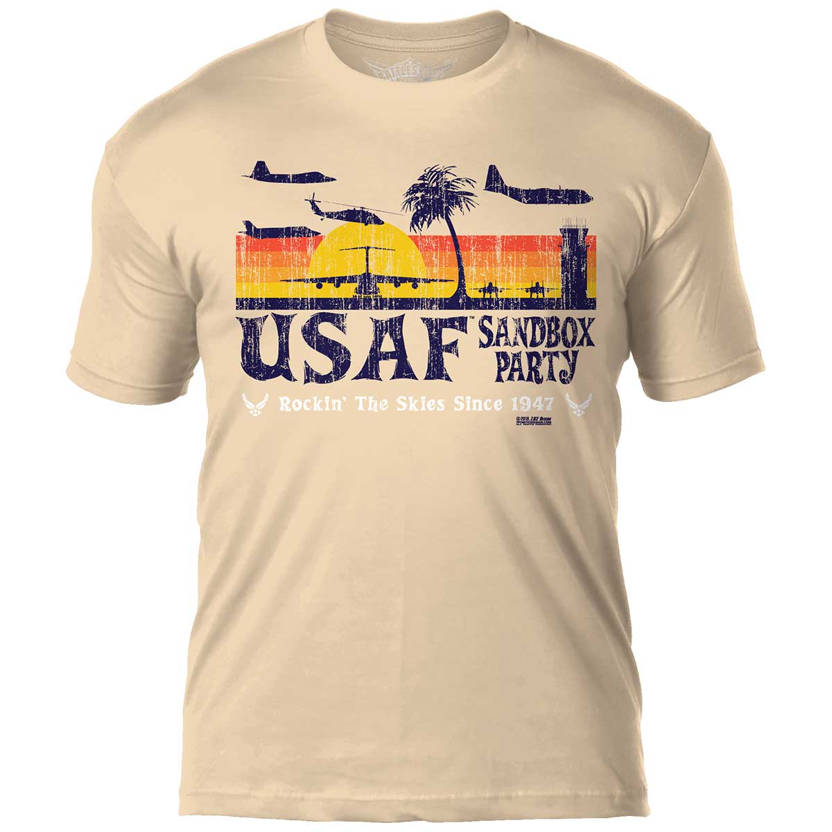7.62 Design USAF Sandbox Party maglietta uomo sabbia cotone