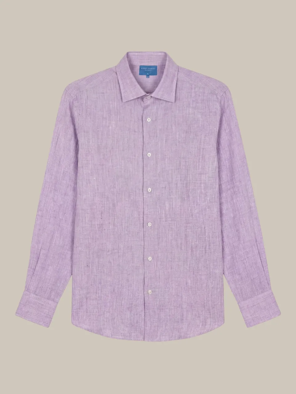 Robert Talbott Morgan camicia lino viola