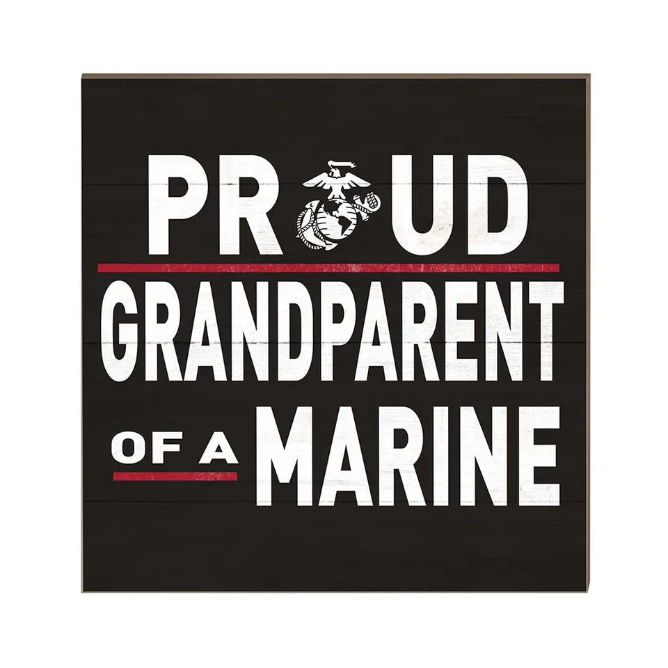 7.62 Design Home Products targa legno 25x25 cm USMC Nonni
