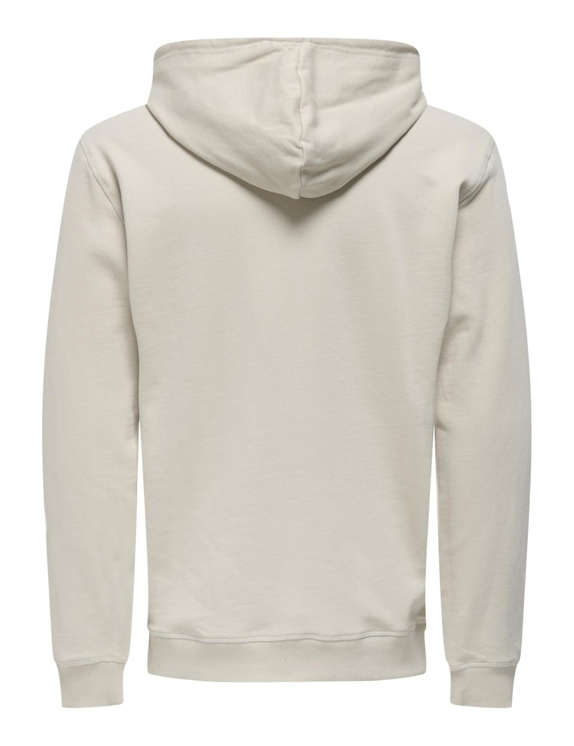 ONLY & SONS Onsdavid Reg Hoodie felpa blu argento
