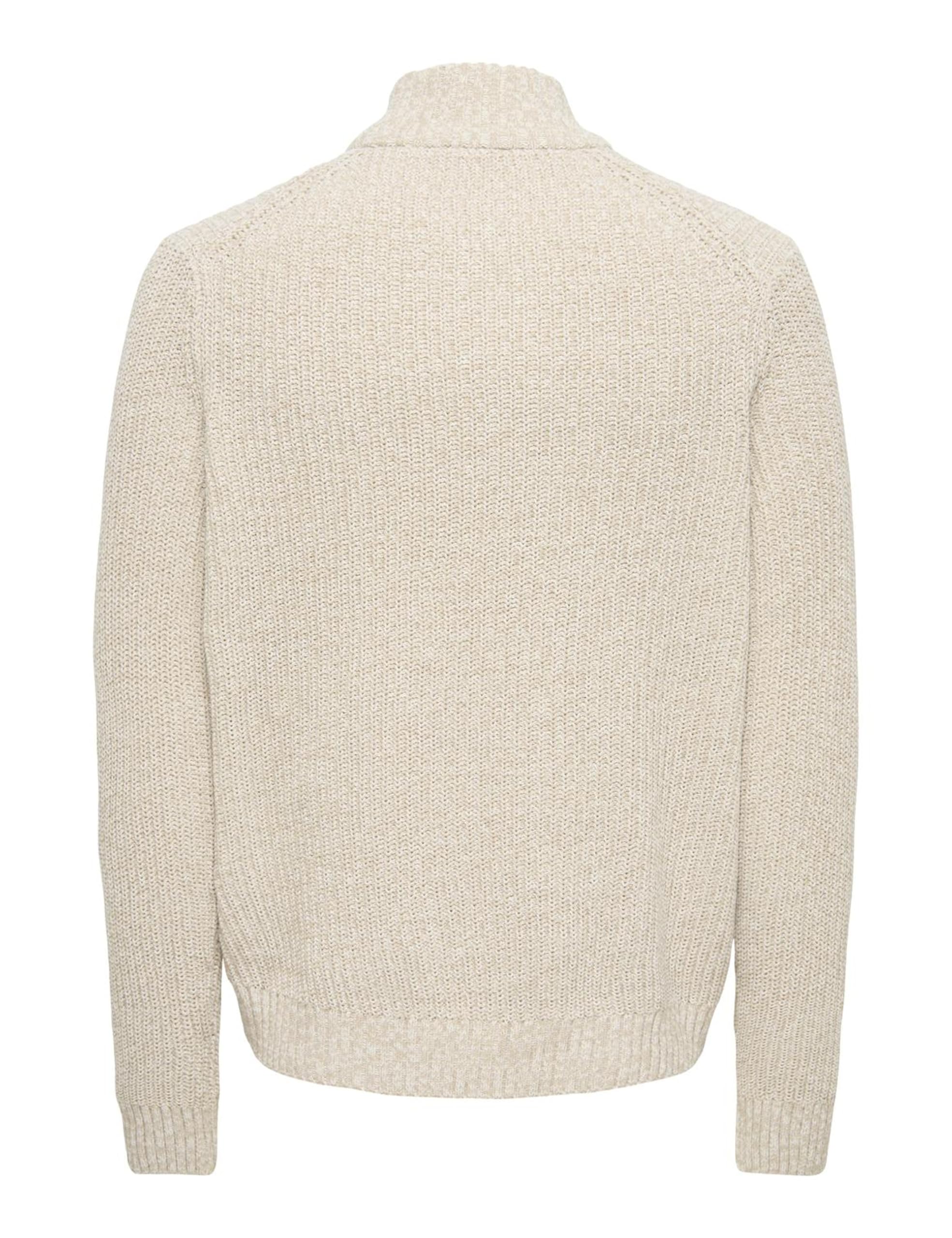 ONLY & SONS Onjoin pullover uomo argento manica lunga
