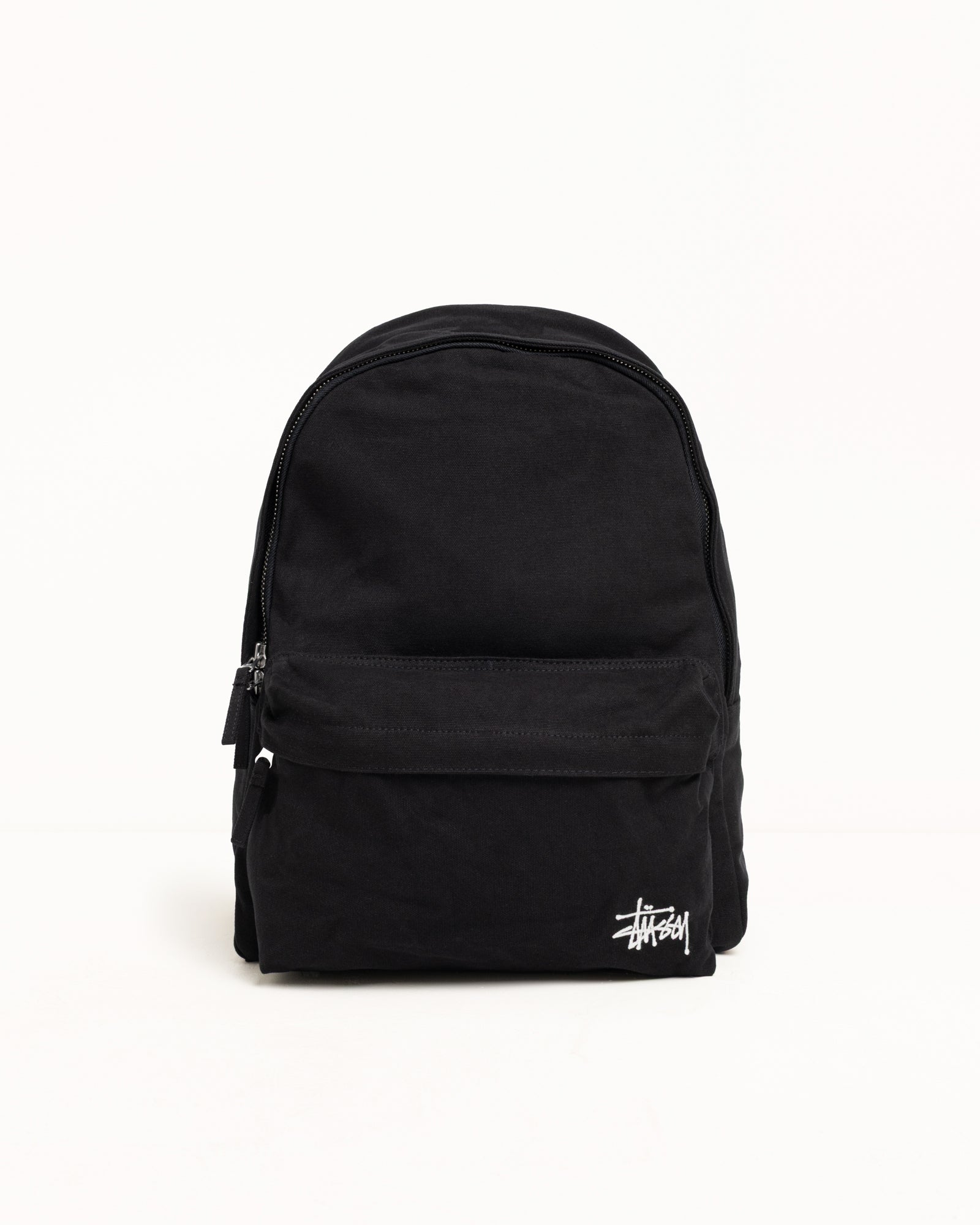 Stussy Canvas Backpack zaino nero tela laptop 16"