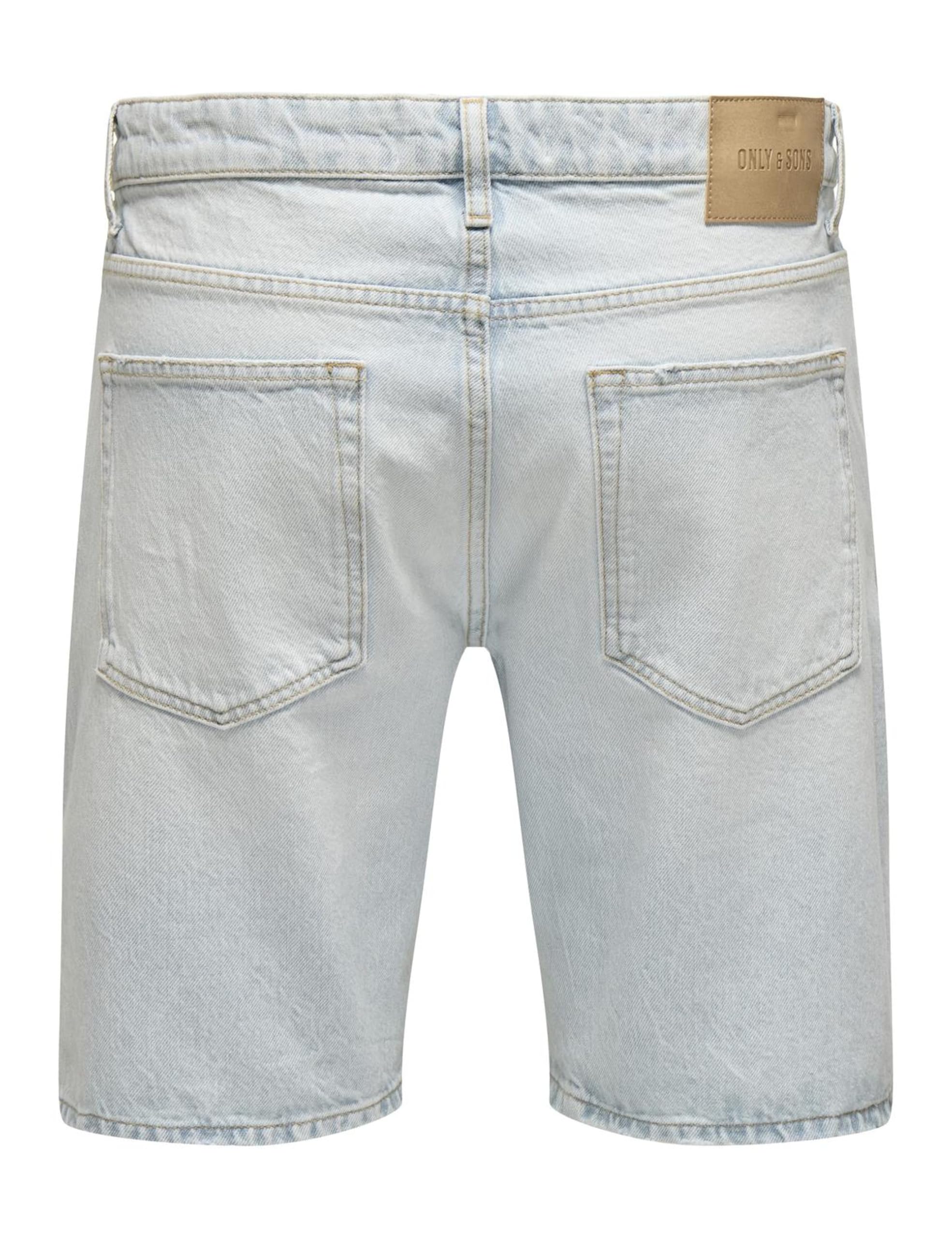 Only & Sons OnsEdge LB 3662 DOT DNM Pantaloncini Uomo XS Denim