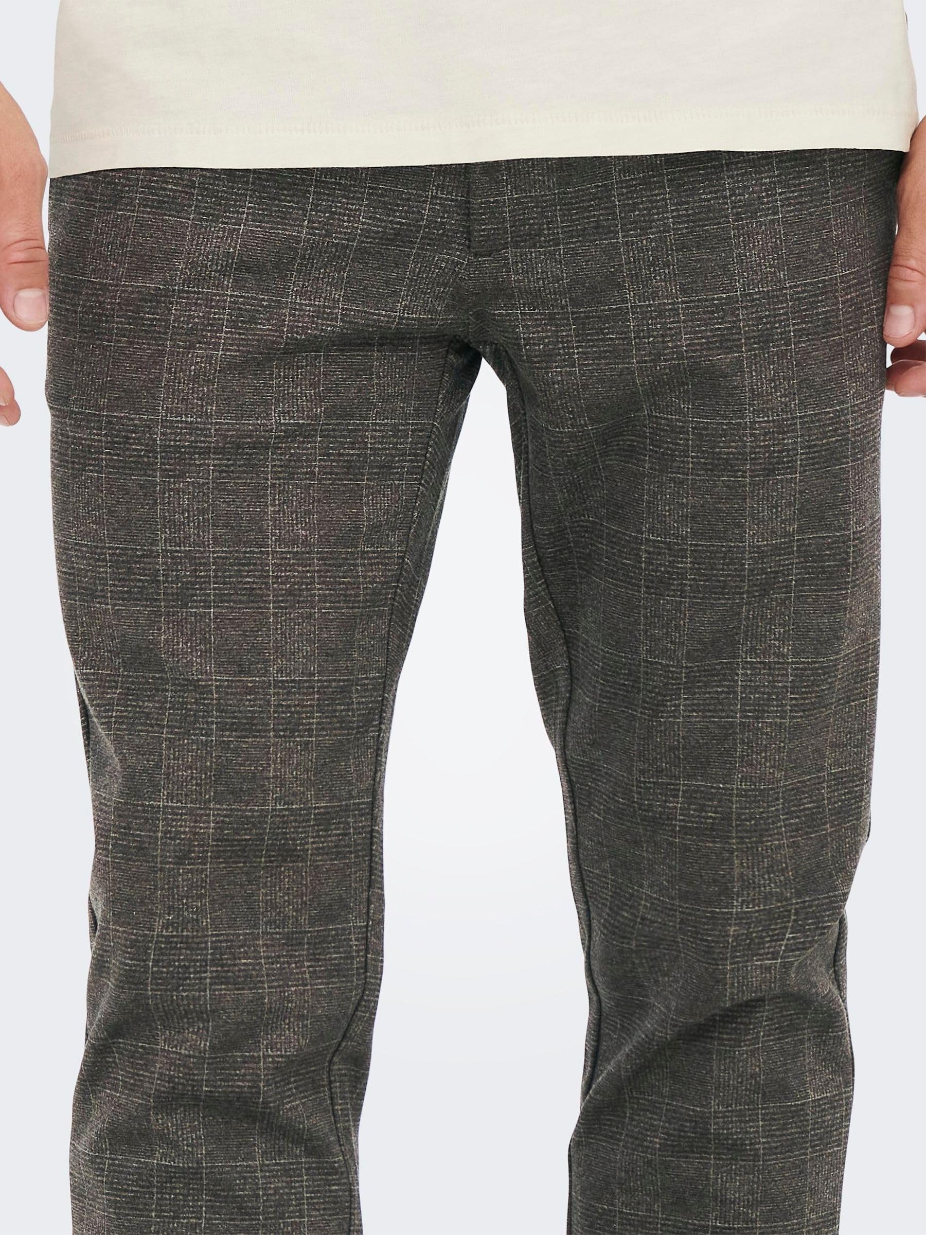Only & Sons Onsmark Slim pantaloni chino nero slim fit