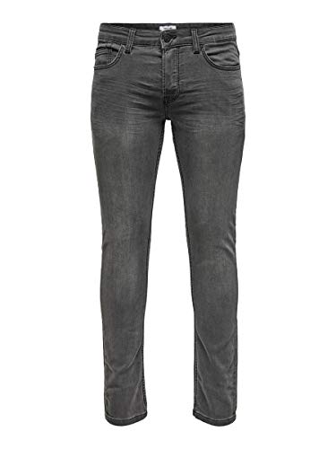 ONLY & SONS Jeans Uomo Slim Stretch Comfort Blu