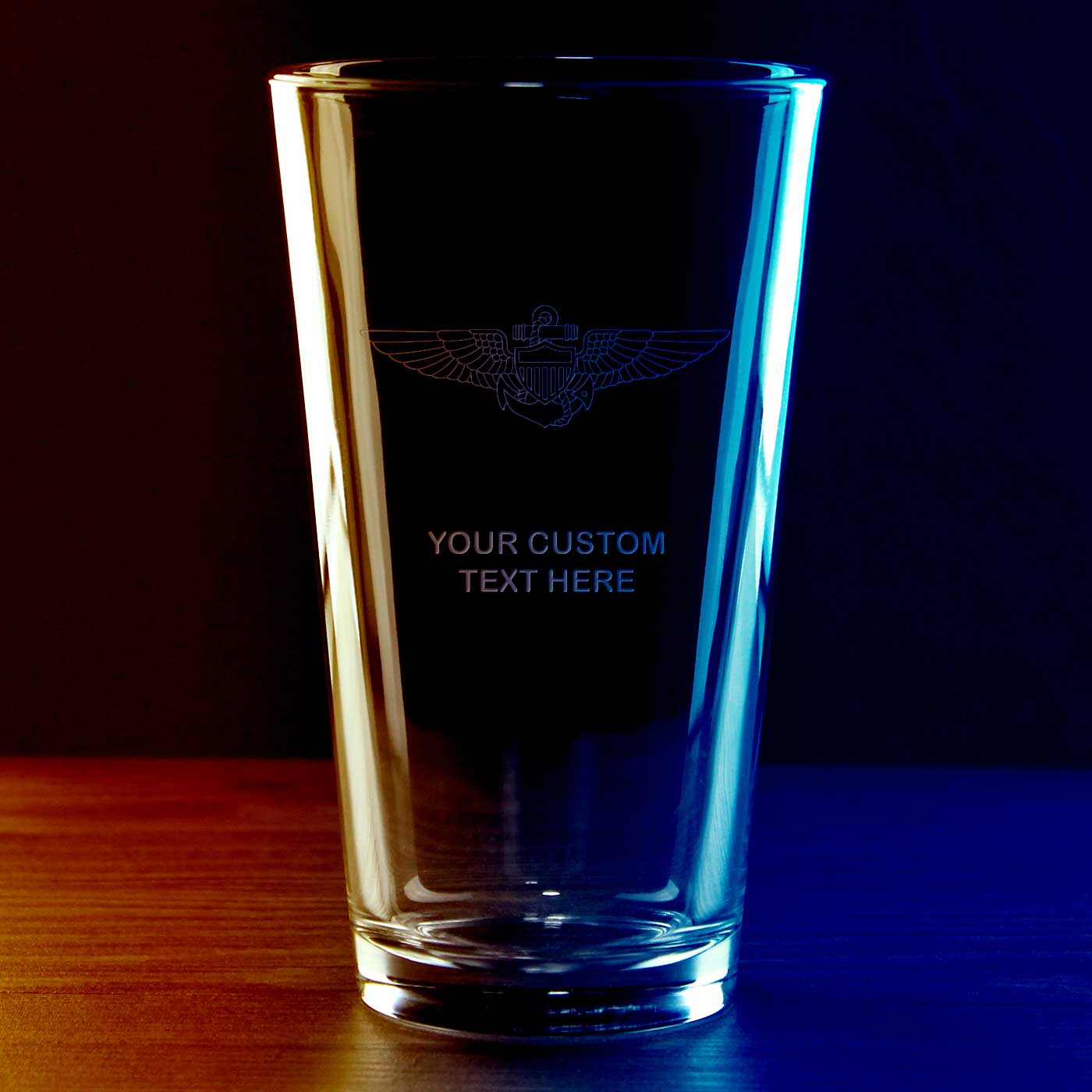 7.62 Design Navy Aviation bicchiere pinta vetro 16 oz