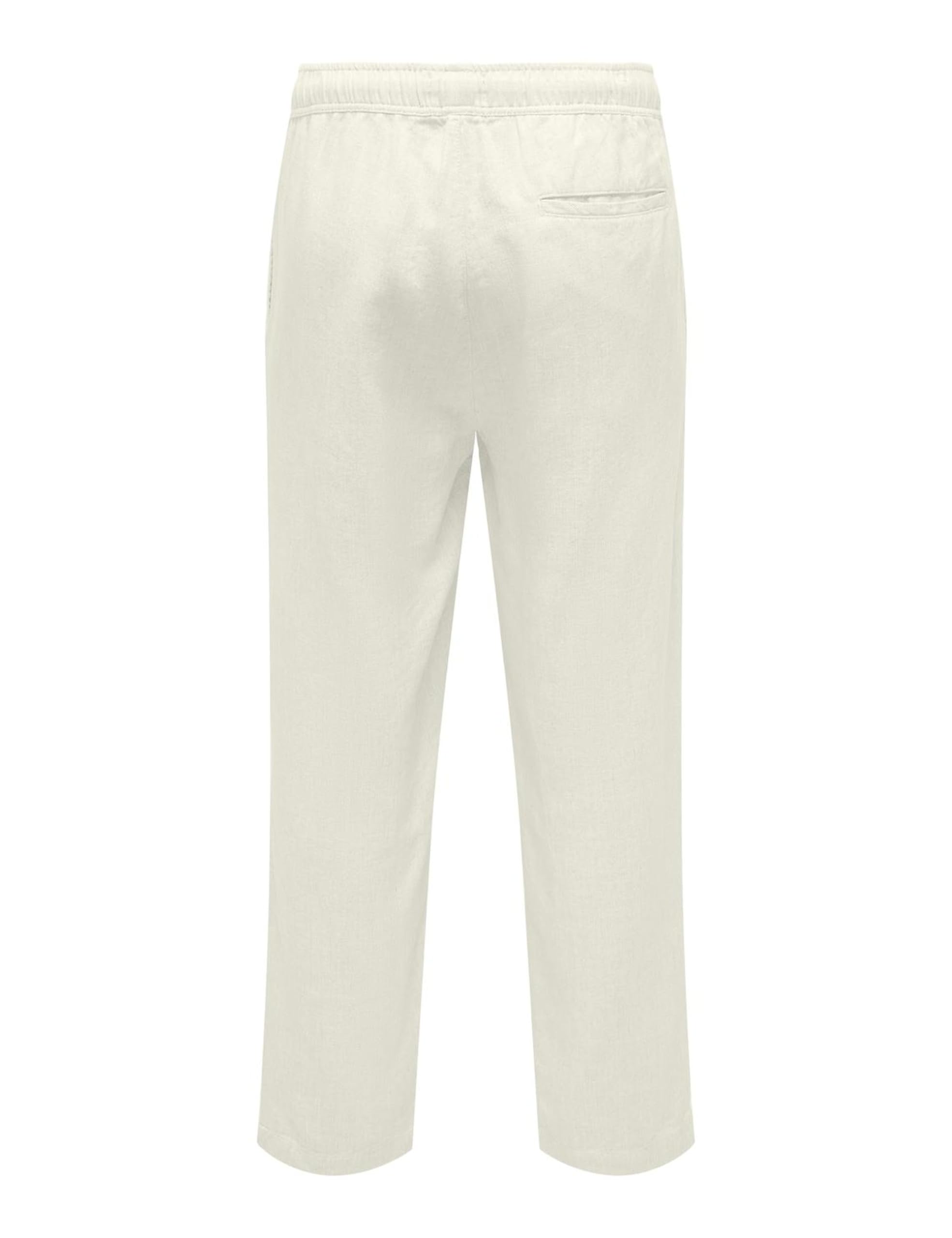 Only & Sons Onssinus Loose Visc Lin 0075 Pantaloni Uomo Lino
