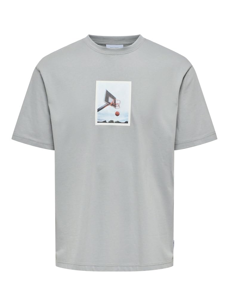 Only & Sons Onsdash RLX SS Tee T-shirt uomo Ultimate Grey