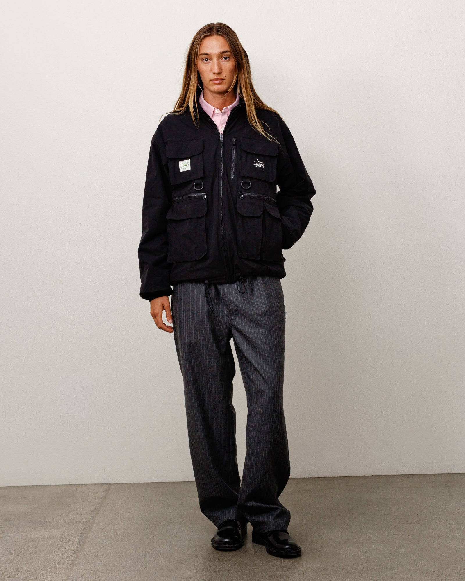 Stussy Junya Tactical Jacket giacca reversibile BLACK nylon