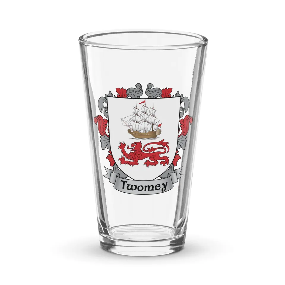 7.62 Design Twomey bicchiere pinta 473 ml stemma irlandese